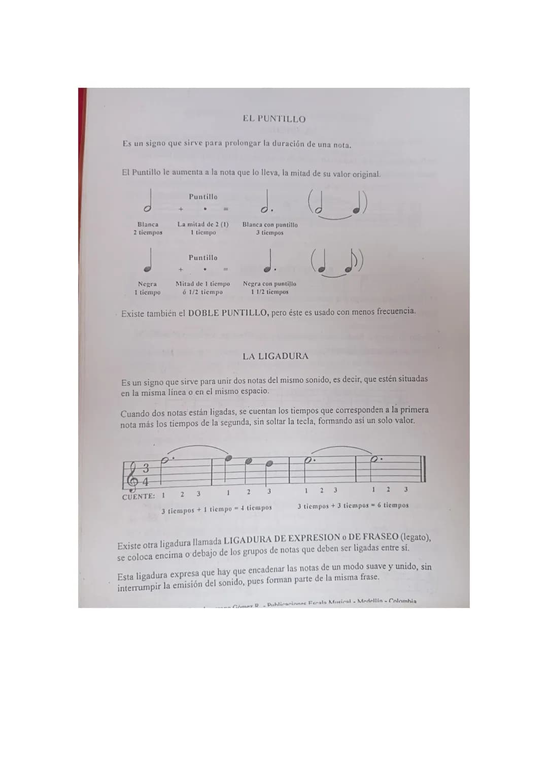 # EL PUNTILLO

Es un signo que sirve para prolongar la duración de una nota.

El Puntillo le aumenta a la nota que lo lleva, la mitad de su 