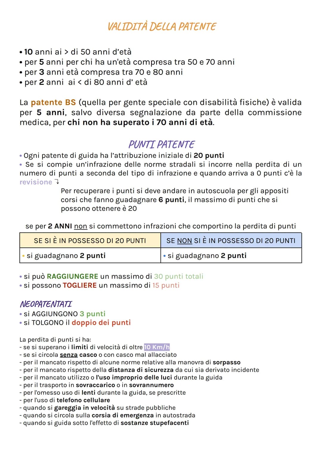 # PATENTI B

B1

• 16 anni

• potenza max 15 kW

• quadricicli non leggeri fino a 400 kg (per trasporto di persone) e fino a
550 kg (per tra