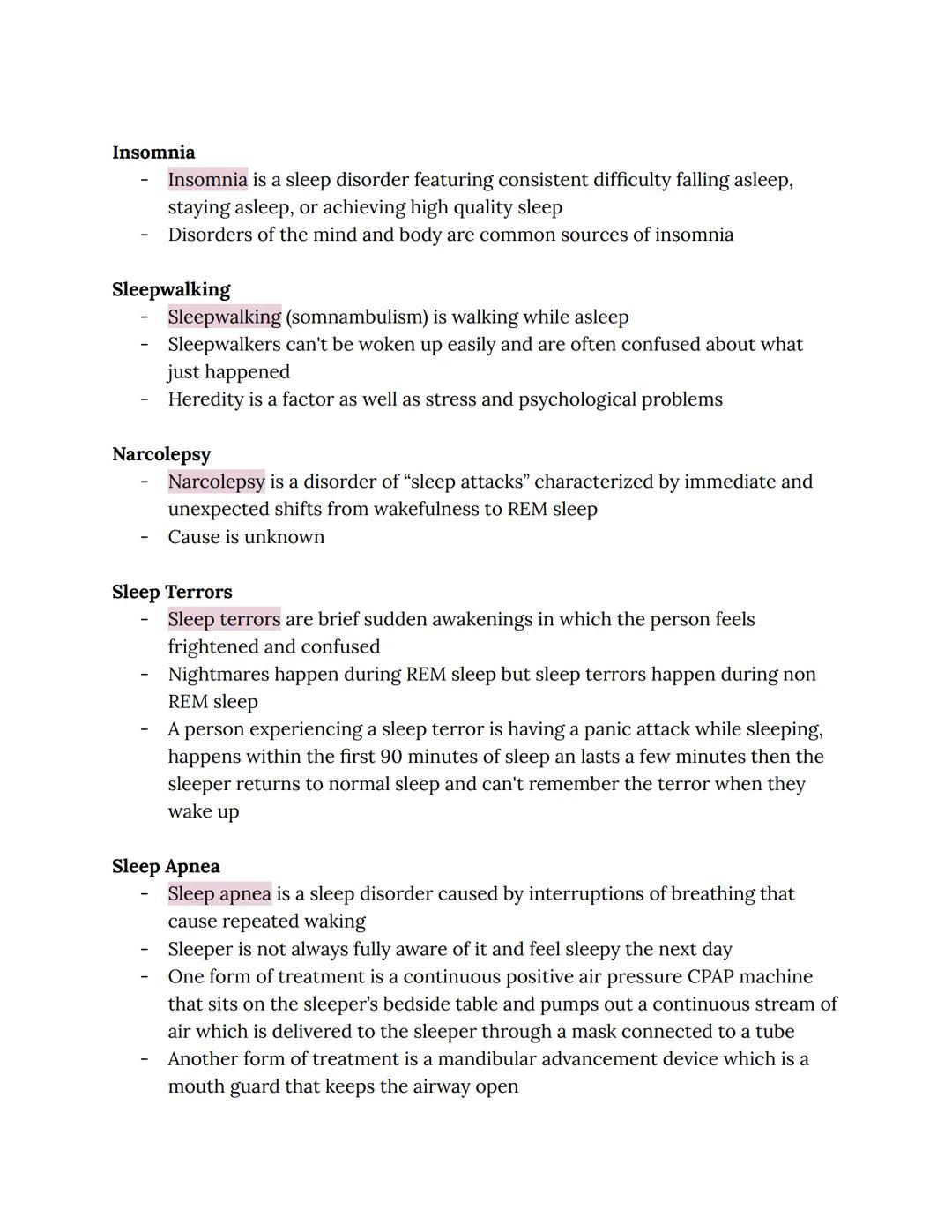 # Chapter 4: Consciousness

Sleep

- Sleeping with one eye open is called unihemispheric sleep, it is a practice
that allows the half of the