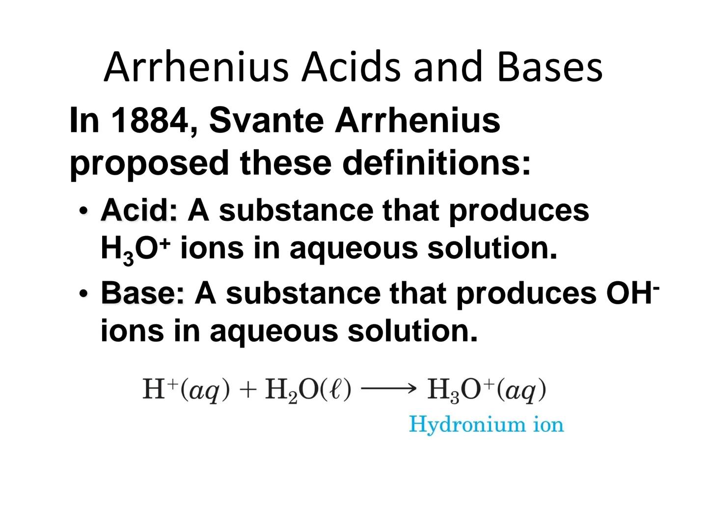 Acid-Base
Equilibria

1 PRE-TEST

1. The products of neutralization are
always water and salts.
2. An acid is a proton donor.
3. Strong base