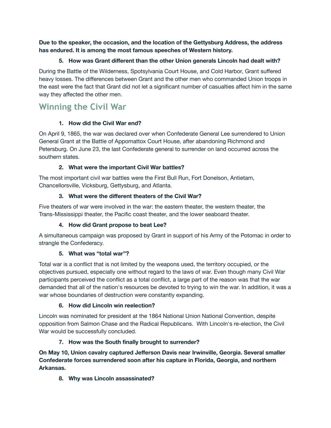 # US History (A) Civil War Era Study Guide

Slavery in America

1. What were the conditions that enabled slavery to take root in America?

D