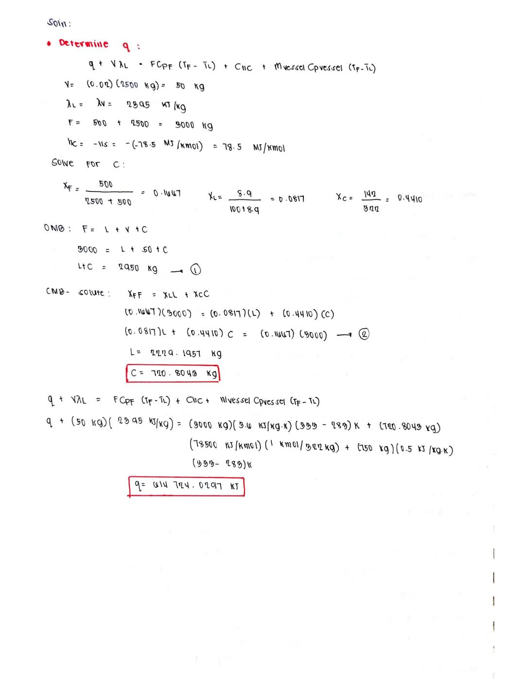 # SAMPLE PROBLEM 1:

1) Calculate the yield OF Mg50478120 crystals when 1000 Kg OF saturated
Solution at 353 K is cooled at 303k assuming 10
