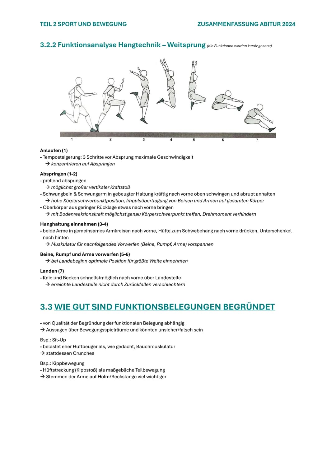 TEIL 2 SPORT UND BEWEGUNG
ZUSAMMENFASSUNG ABITUR 2024

# 3. BEWEGUNGSANALYSE UNTER FUNKTIONALER
## PERSPEKTIVE

Eine Funktionale Bewegungsan