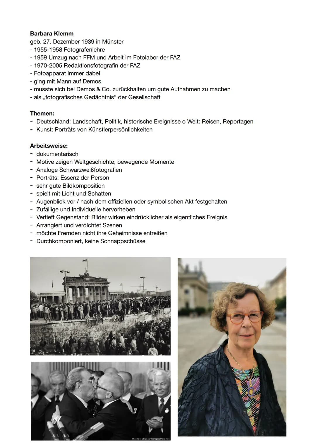 # Q2.1 Ausdrucksmöglichkeiten von Fotografie - Hinterfragung der Wirklichkeit

Bilderschließung

- charakteristische Bildbeispiele unter Ber