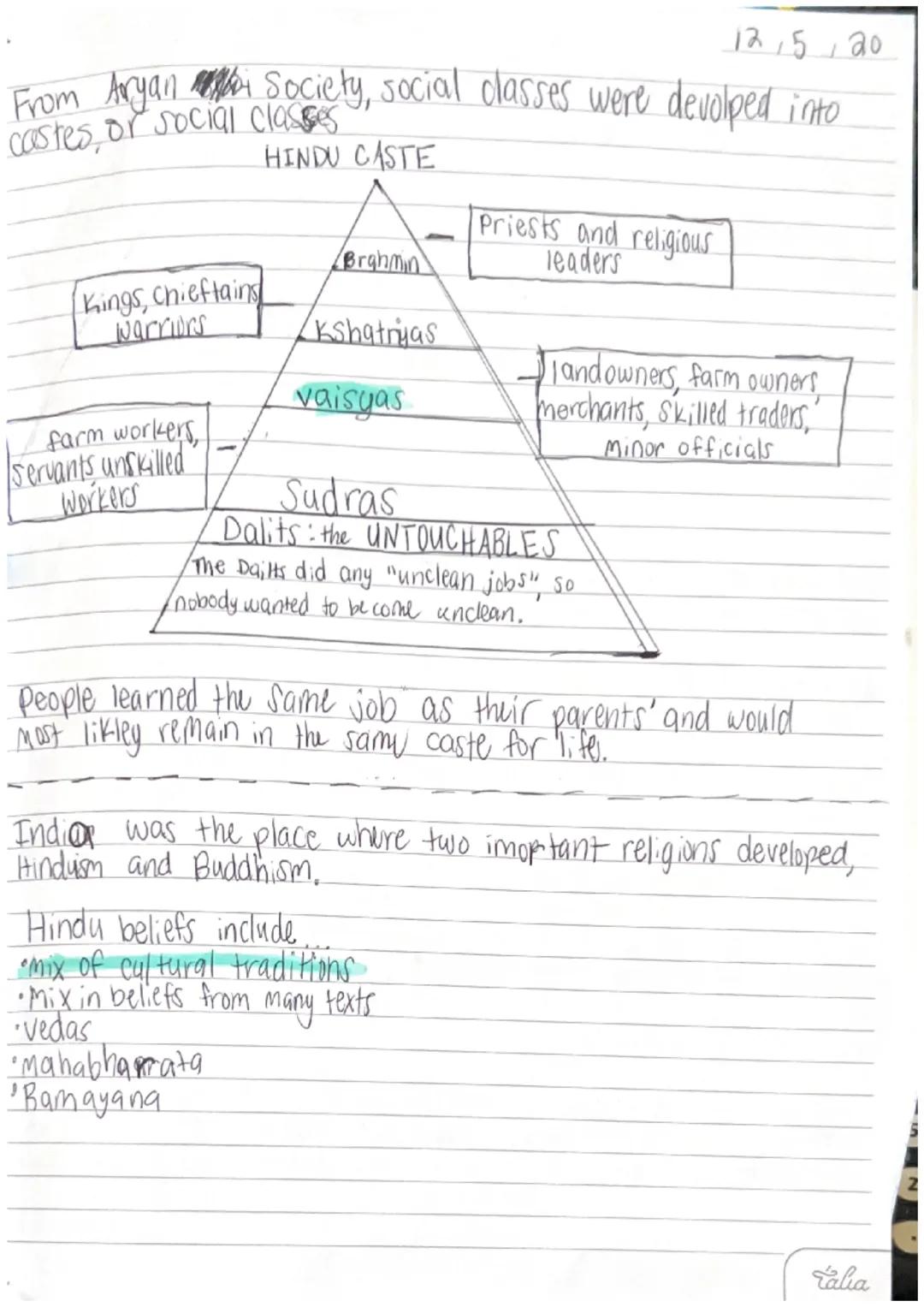 11/30/20
Social Studies-India P1
Archaeologists discovered a hidden civilization in
the Indus River Valley of Pakistan. This city had
many n