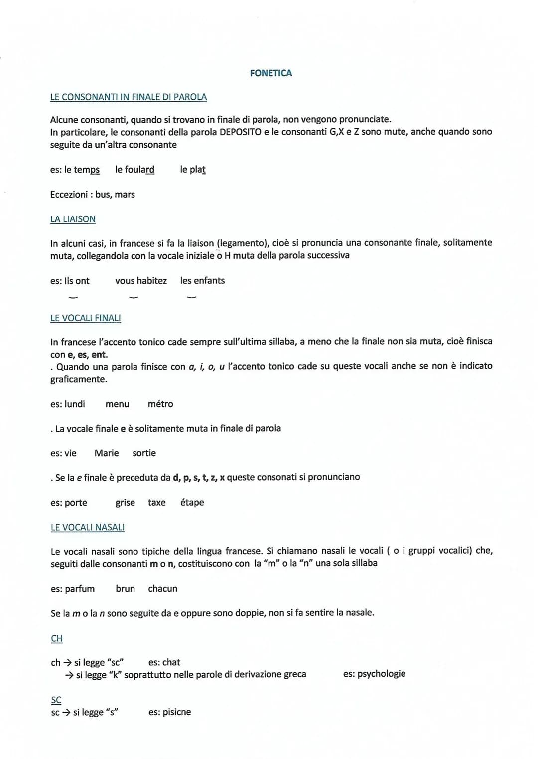 FONETICA

LE CONSONANTI IN FINALE DI PAROLA

Alcune consonanti, quando si trovano in finale di parola, non vengono pronunciate.
In particola