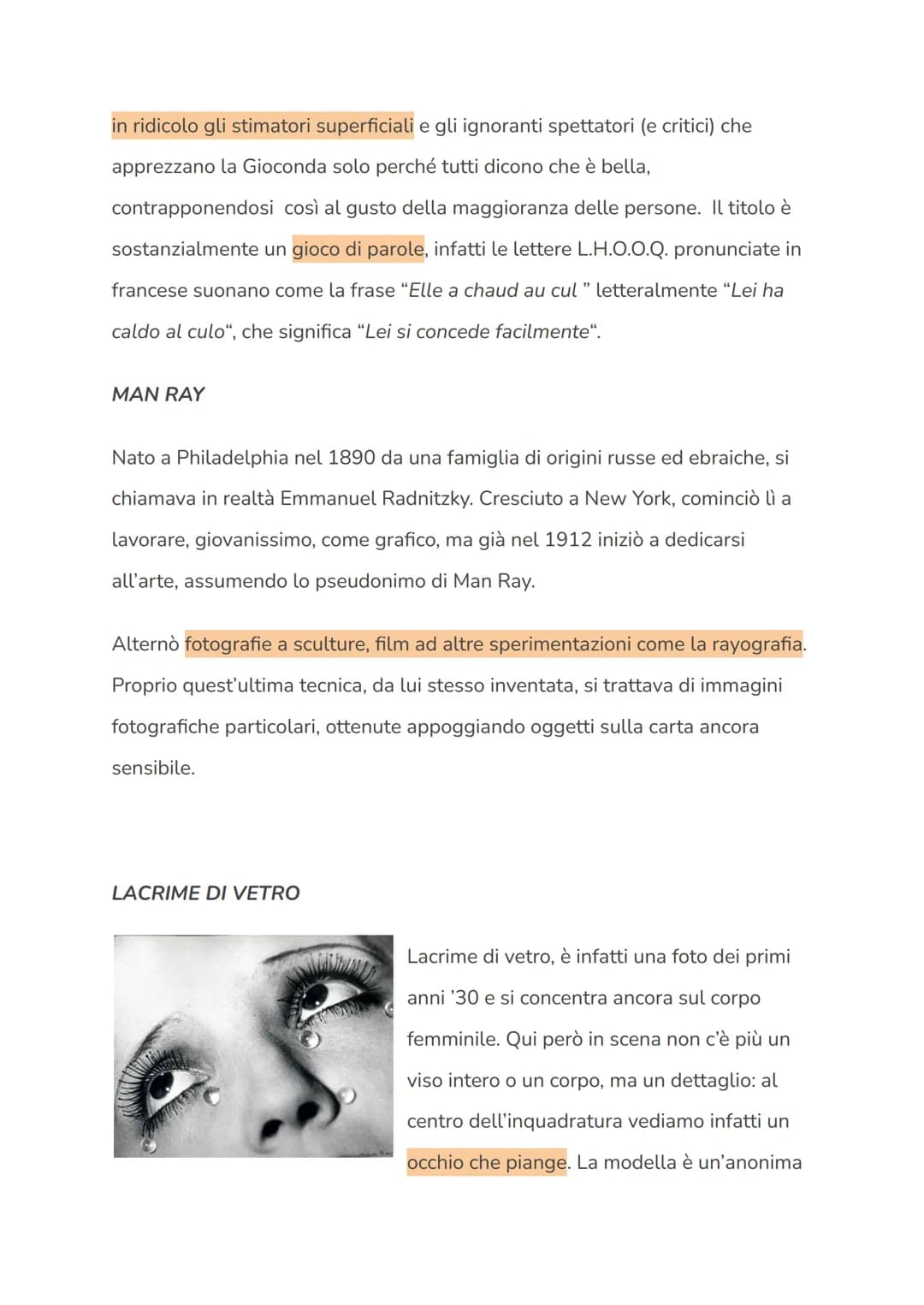# DADAISMO

CONTESTO STORICO

Il movimento del Dadaismo nasce negli anni della guerra, contro la guerra e
contro tutta la cultura che lo pre