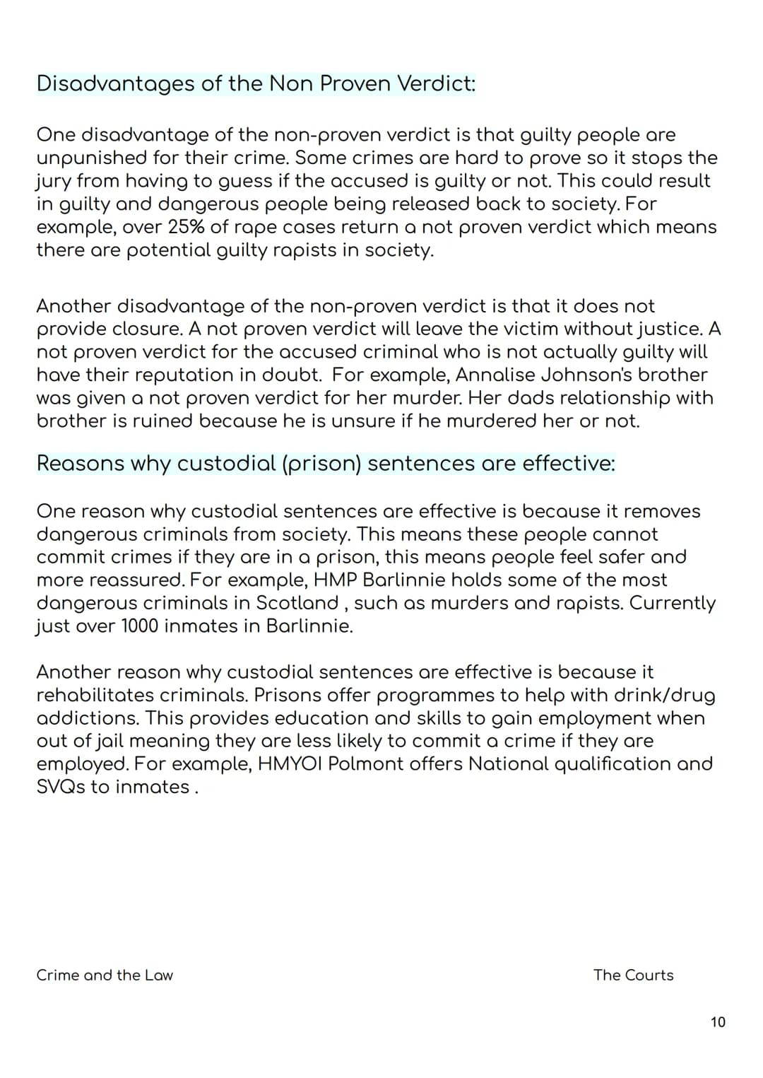 Nat 5 Modern Studies
Revision Booklet
2023
Unit 1- Crime and the Law:
- Causes of Crime
- Consequences of Crime
- Where, When and Who
- The 