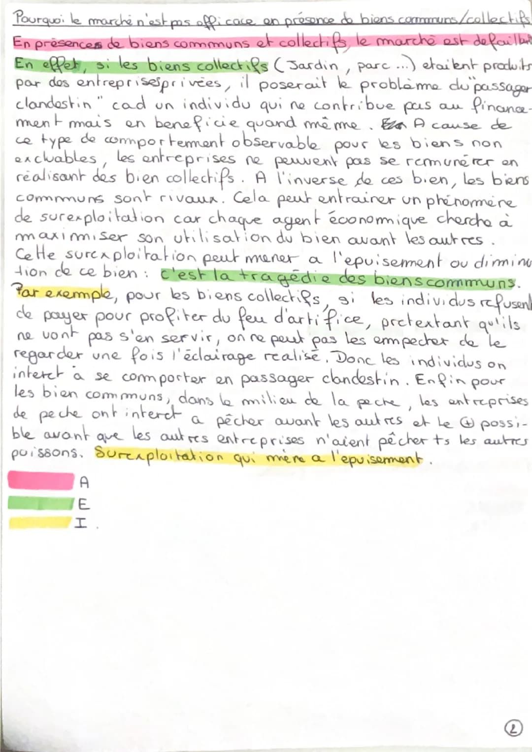 Questionnemt 3.

Pourquoi le marché peut être defaillant en présence d'externalités?

En présence d'externalités, le marché n'est pas effica