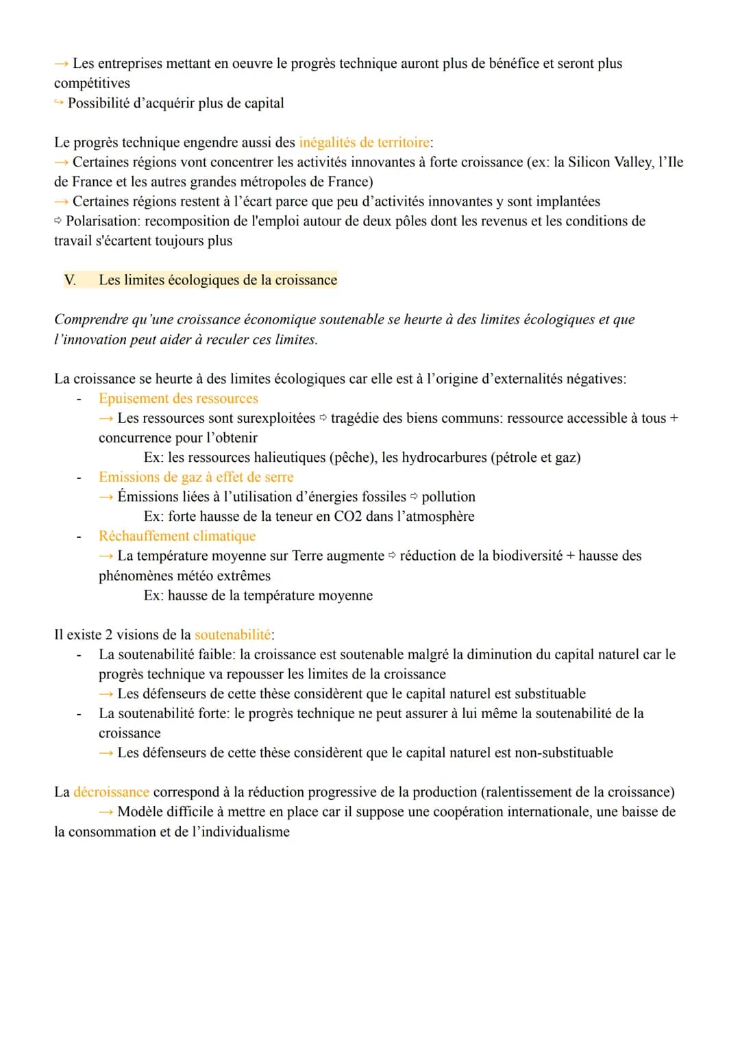 # Les sources et défis de la croissance économique

I. Les sources de la croissance économique

Qu'est-ce que la croissance économique et qu