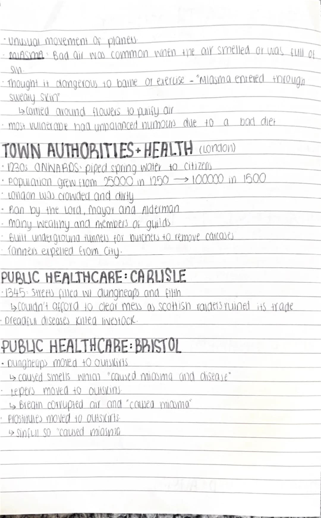 # PEOPLE'S HEALTH 1250-1900

medicval: 1250-1500

LIFE IN THE COUNTRYSIDE

*   Peasants worked on the land

*   A good narvest ma meant ther