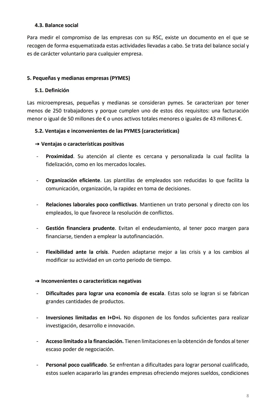 1. La empresa: elementos, funcionamiento y objetivos

La empresa es un agente económico responsable de producir bienes y servicios que se
co