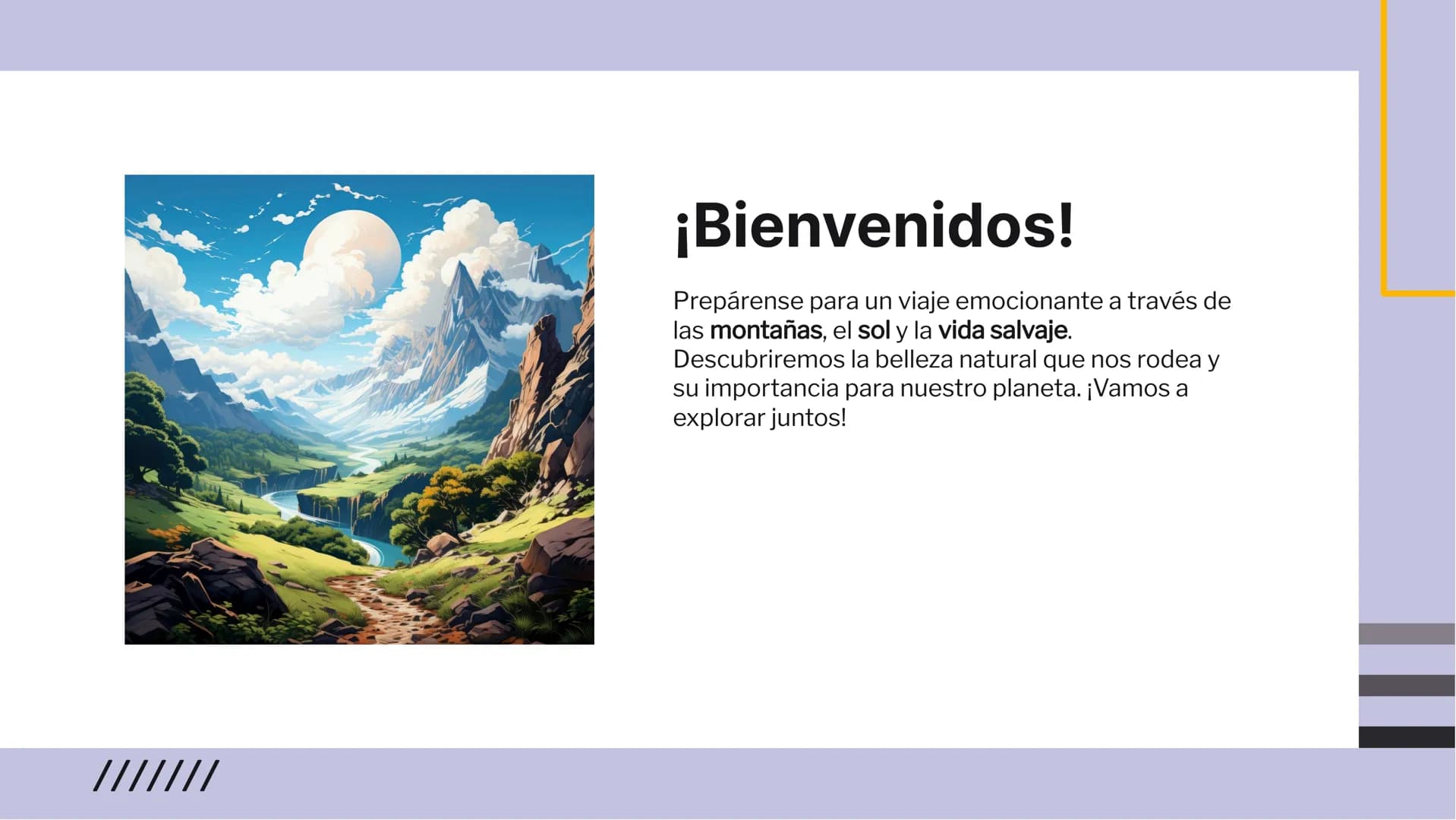 //////

Descubriendo la naturaleza: montañas, sol y vida salvaje # ¡Bienvenidos!

Prepárense para un viaje emocionante a través de
las monta