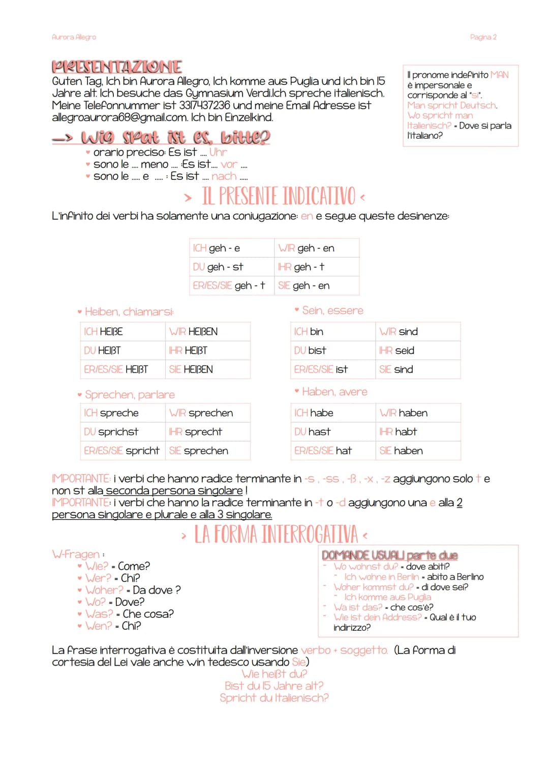 # Tedesco

Aurora Allegro
Pagina I

-> L'alfabeto

|   |   |   |   |   |   |
|---|---|---|---|---|---|
| A a | [a:] | N n | [επ] |
| B b | [