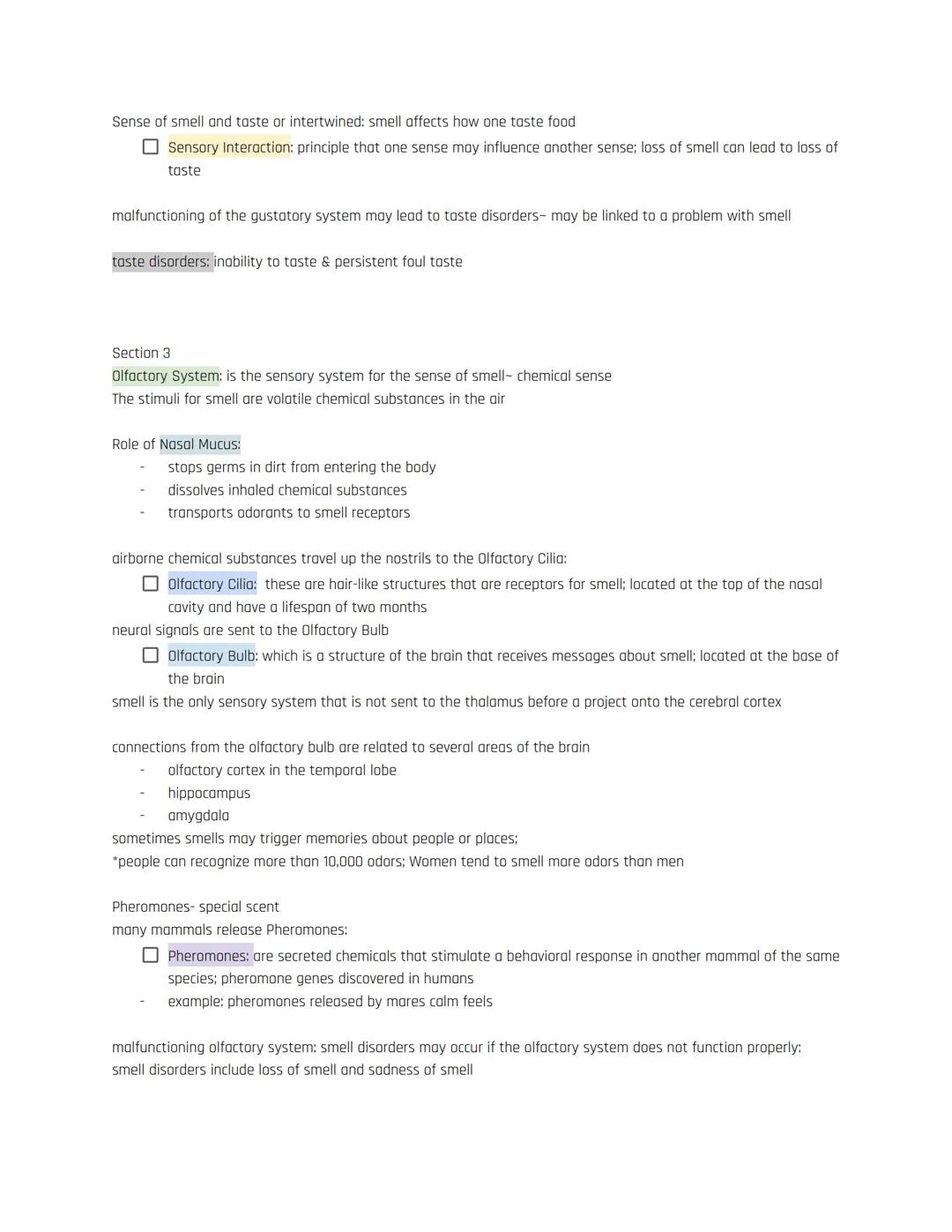 # Biopsychology Notes
Unit 3 - Biopsychology: Sensation and Perception

Touch, Taste, and Smell: The Other Senses

The Tactile System: is th