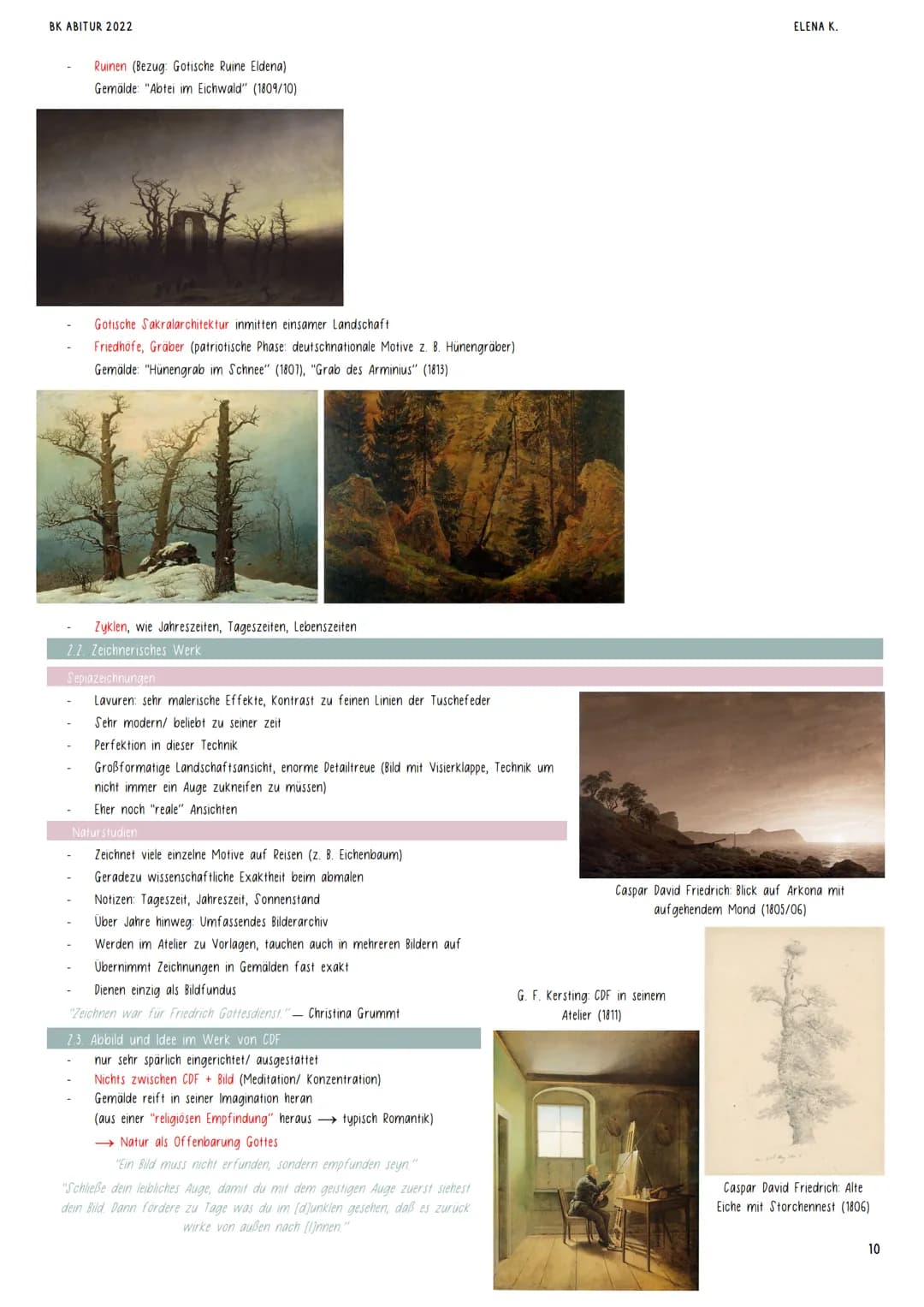 BK ABITUR 2022
ELENA K.

PAUL CÉZANNE (1839-1906)
1. ABBILD UND IDEE (DIE "REALISATIONEN")
11. Der Aspekt der Farbe in Cézannes Gemalden

►D