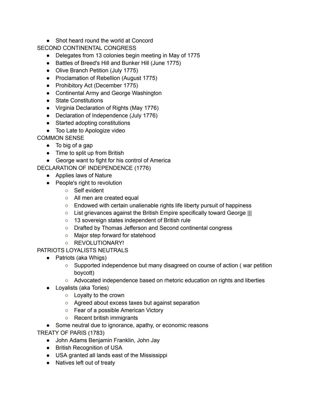 Period 3 (1754-1800)
Imperial wars and

THE ENLIGHTENMENT: JOHN LOCKE
*   The second Treatise on Government
    -ADAM SMITH
        *   An i