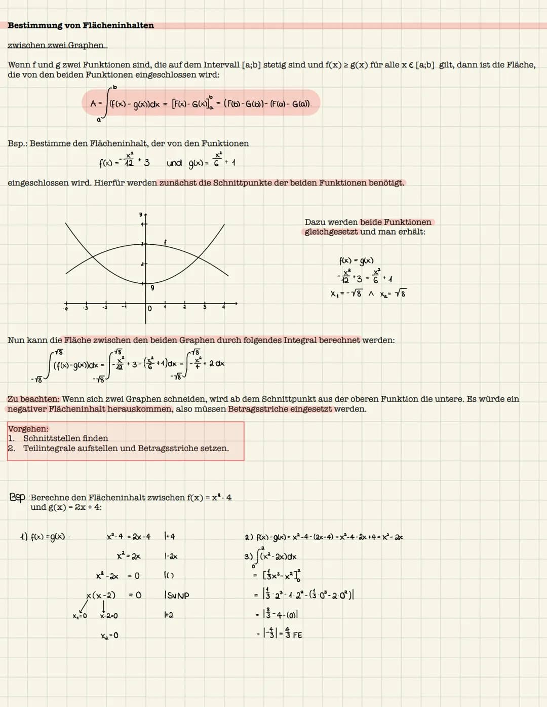 # Das Integral und orientierter Flächeninhalt

Definition:

Eine Funktion f heißt integrierbar im Intervall [a;b], wenn die Annäherung durch
