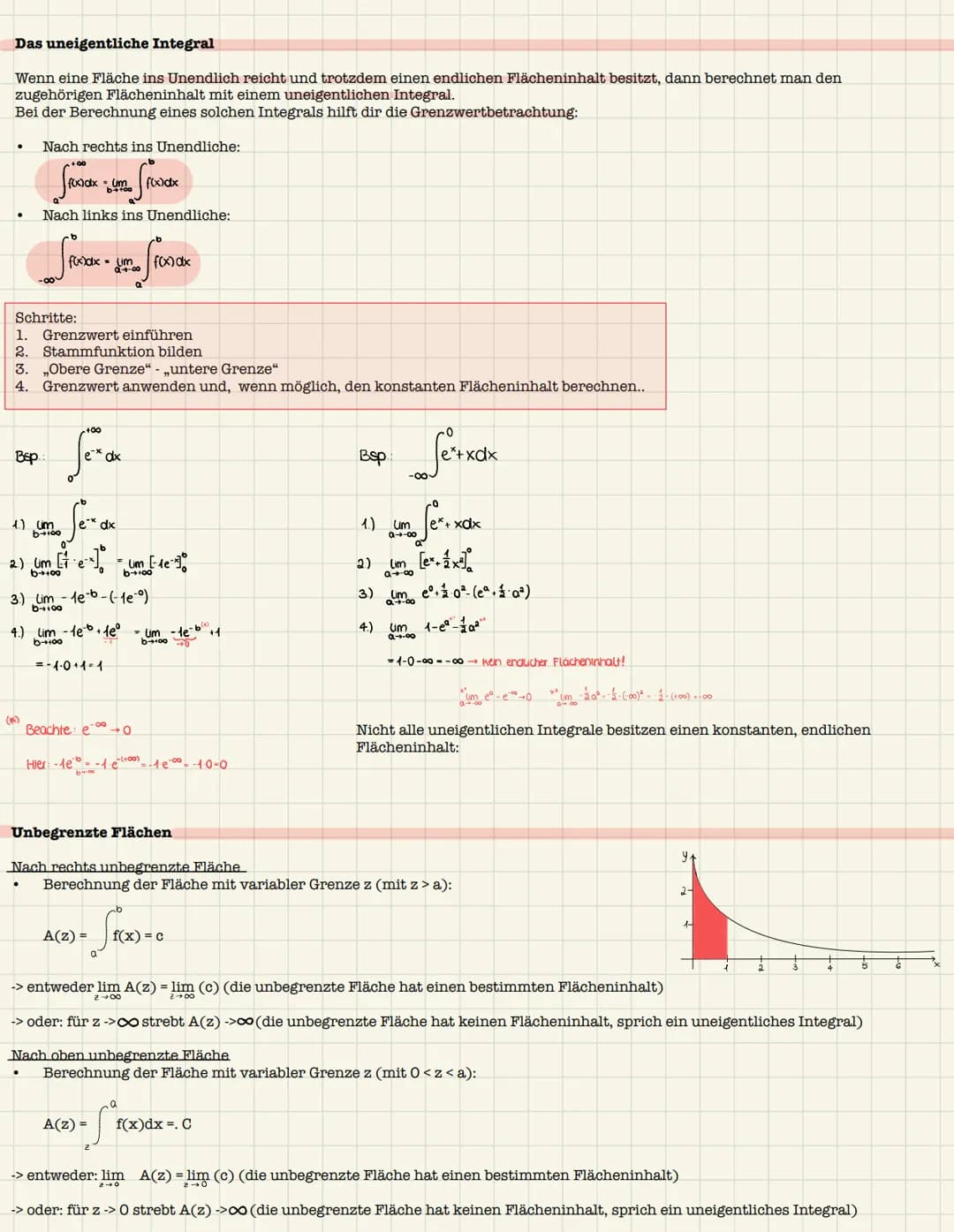 # Das Integral und orientierter Flächeninhalt

Definition:

Eine Funktion f heißt integrierbar im Intervall [a;b], wenn die Annäherung durch