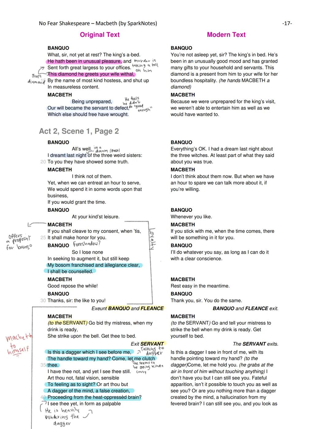 No Fear Shakespeare - Macbeth (by SparkNotes)

Original Text

A limbeck only: when in swinish sleep
Their drenchèd natures lie as in a death