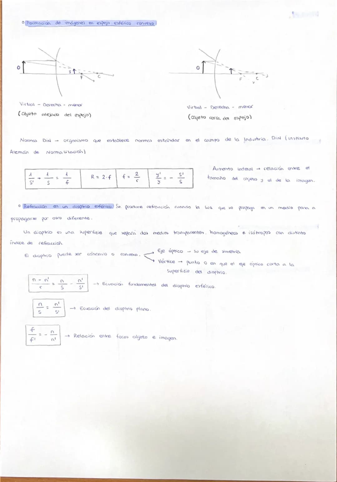 # TENA B OPTICA GEOMETRICA

Óptica geométrica parte de la firica que estrela los cambios que experimenta la dirección de
propagación de los 