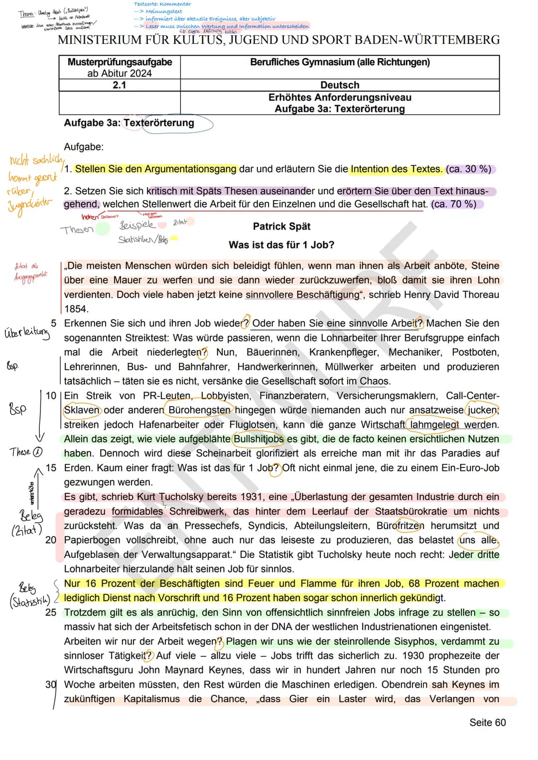 TextErörterung Textsorte: Kommentar
- Meinungstext
->informiert über aktuelle Ereignisse, aber subjektiv
-> Leser muss zwischen Wertung und 