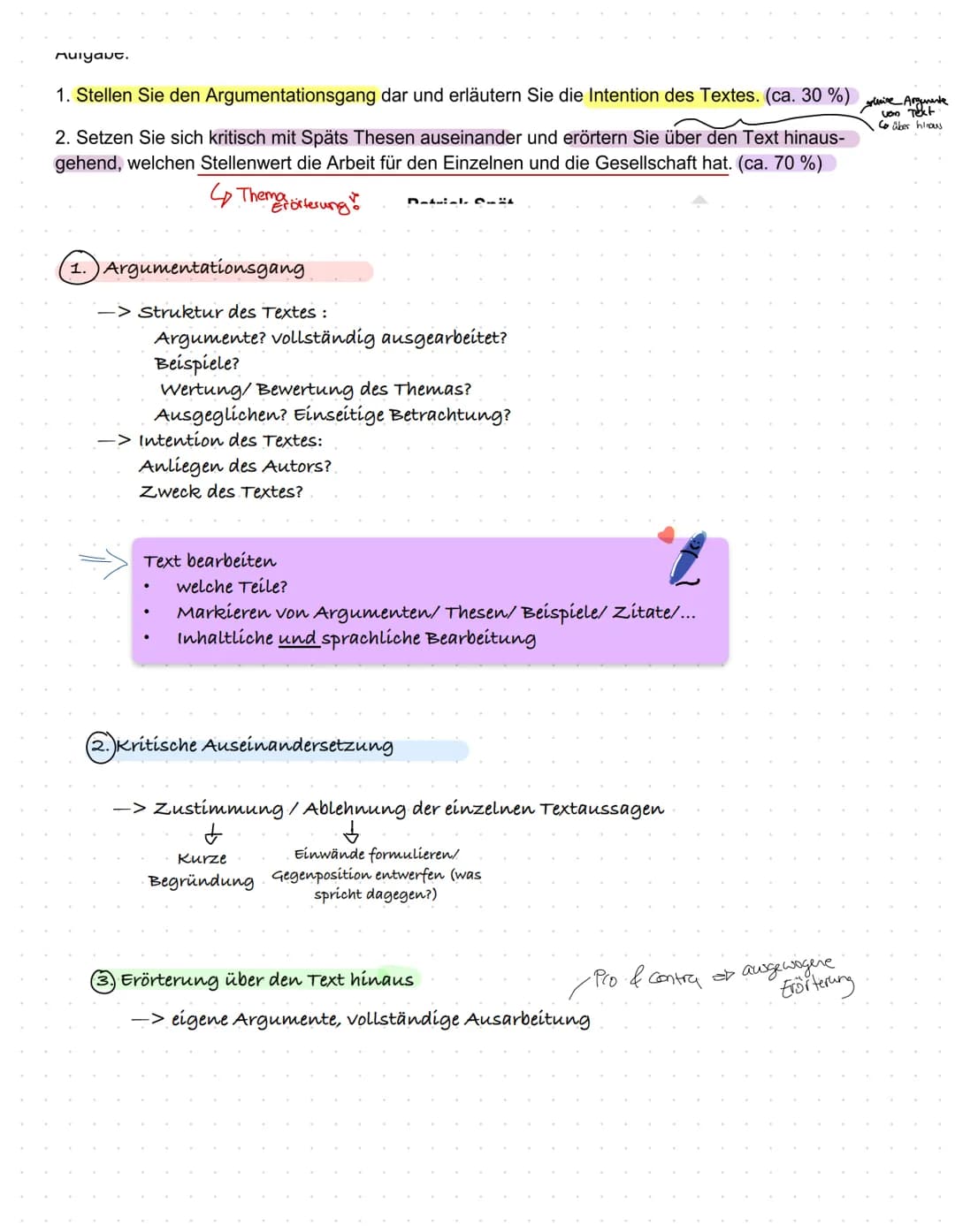 TextErörterung Textsorte: Kommentar
- Meinungstext
->informiert über aktuelle Ereignisse, aber subjektiv
-> Leser muss zwischen Wertung und 