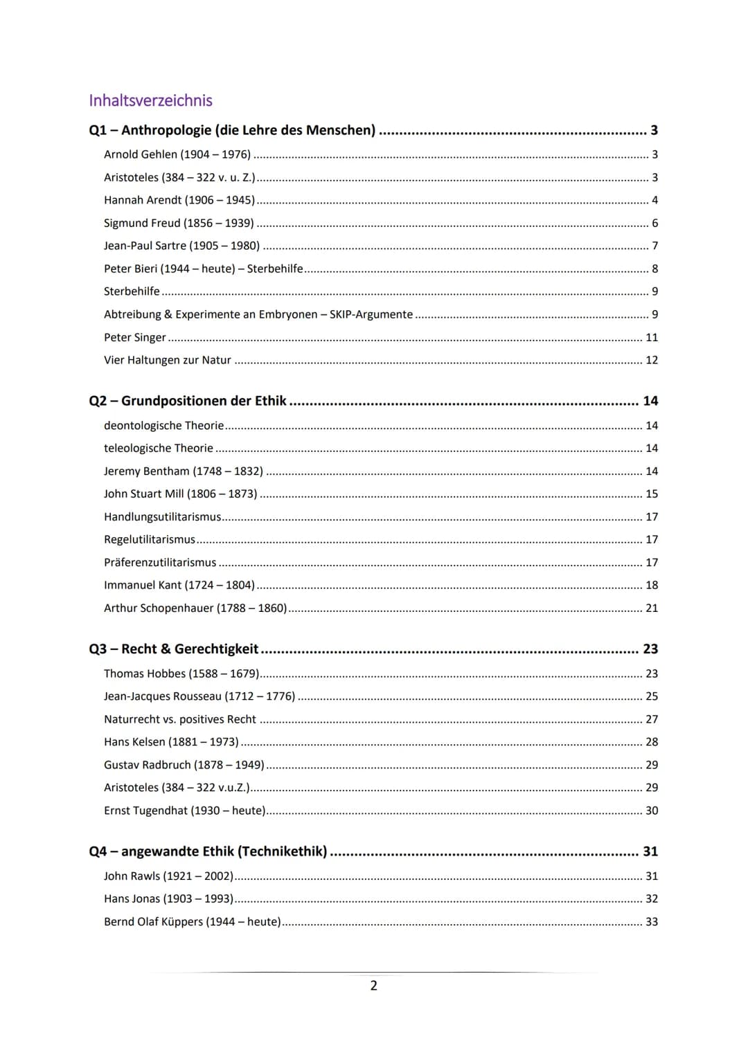 # Ethik-Lernzettel
mündliches Abitur 2022

* von Sarah Gerber Inhaltsverzeichnis

Q1 - Anthropologie (die Lehre des Menschen) ..............
