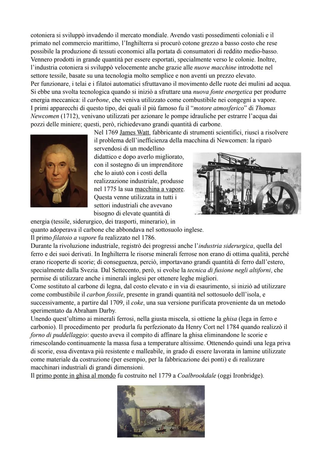 # LA RIVOLUZIONE INDUSTRIALE BRITANNICA

In Gran Bretagna, verso la fine del Settecento, prende
avvio la rivoluzione industriale, un radical
