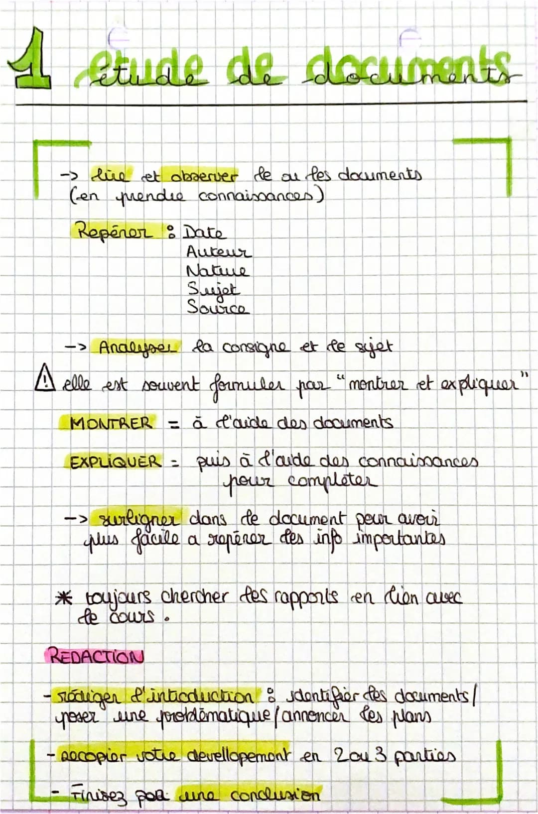 # 1 etude de documents

-> live et observer de ou les documents
(en prendre connaissances)

Repérer: Date
Auteur
Native
Sujet
Source

-> Ana