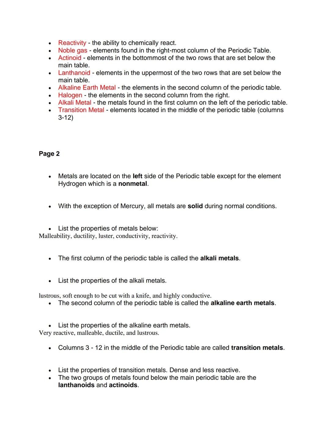 Unit 3 Lesson 2 Notes - Atomic Number

Printable Periodic Table

Complete the notes as you work through the lesson. You may use your notes o