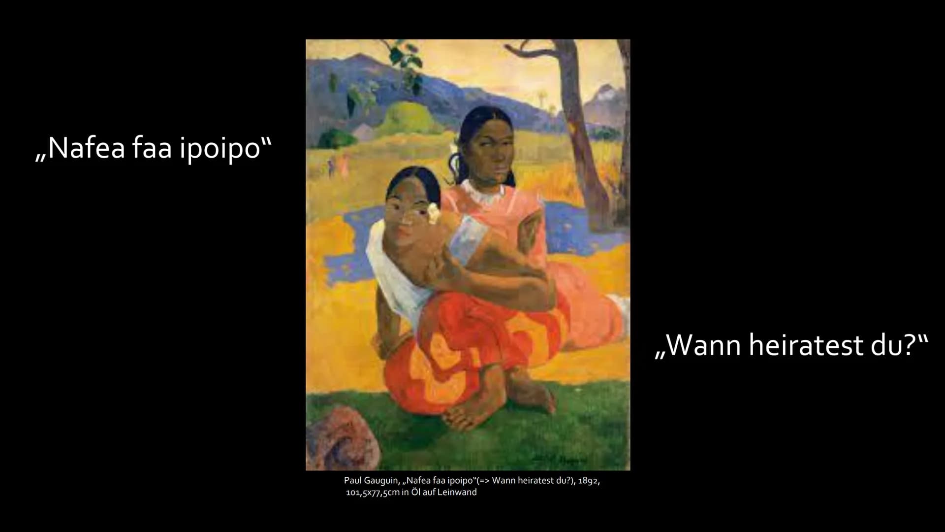 # Paul Gauguin

> Mitbegründer des Post-Impressionismus und
Wegbereiter des Expressionismus Gliederung

1. Paul Gauguin
2. Tahiti
3. Bilder 