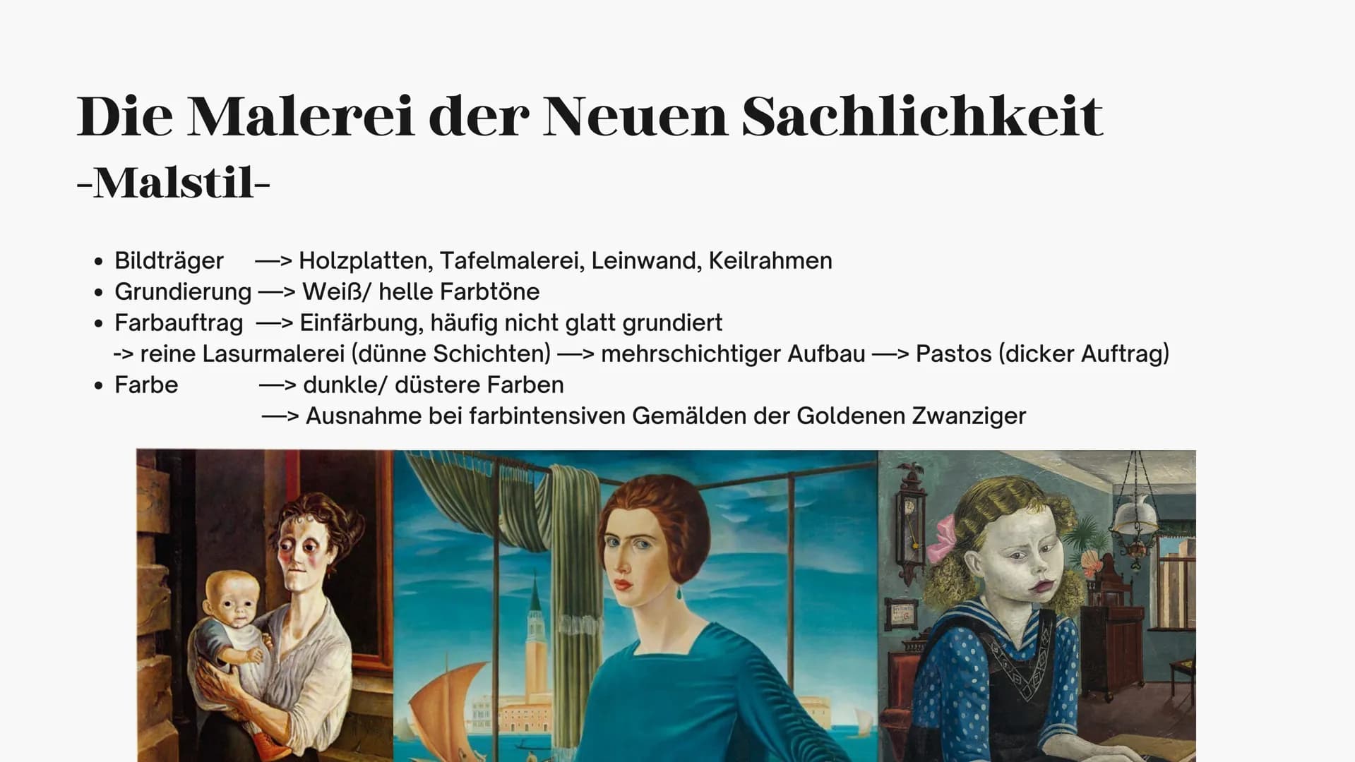 DIE
NEUE
SACHLICH-
KEIT

Emma Koch
11/2

Otto Dix „Die Eltern des Künstlers", 1924 # GLIEDERUNG

*   Zeitliche Einordnung der Epoche
*   His