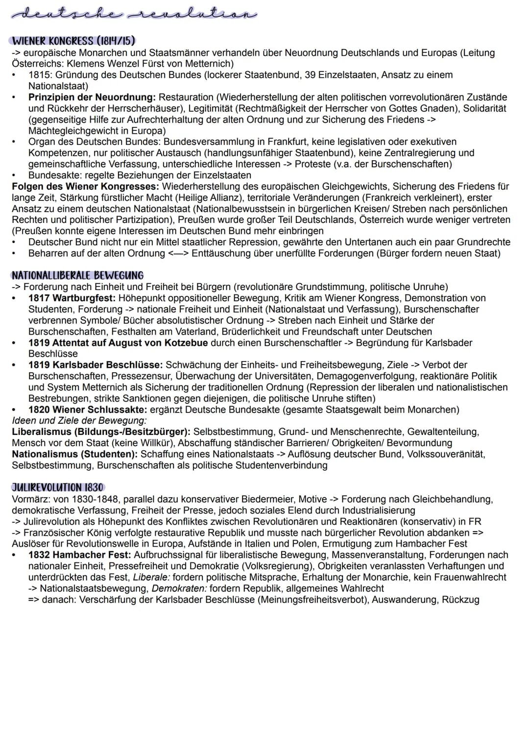 # abitur geschichte

THEMEN:
- FRANZÖSISCHE REVOLUTION. NAPOLEON
- WIENER KONGRESS, DEUTSCHE REVOLUTION 1848/49
- INDUSTRIALISIERUNG UND SOZ