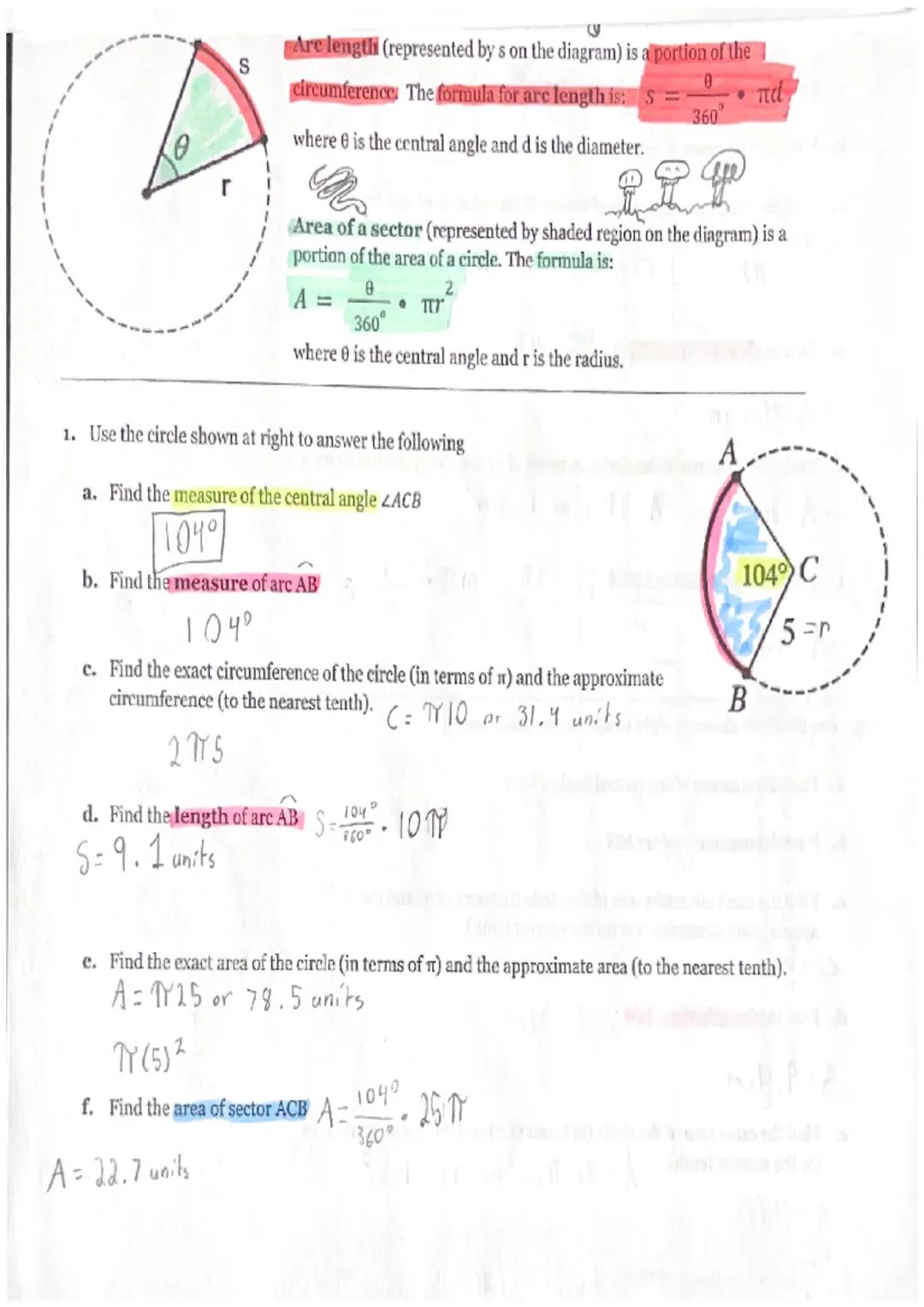 Radius - the distance from the center to the edge of the circle.
The radius is half the length of the diameter. Use r for radius.

Diameter-