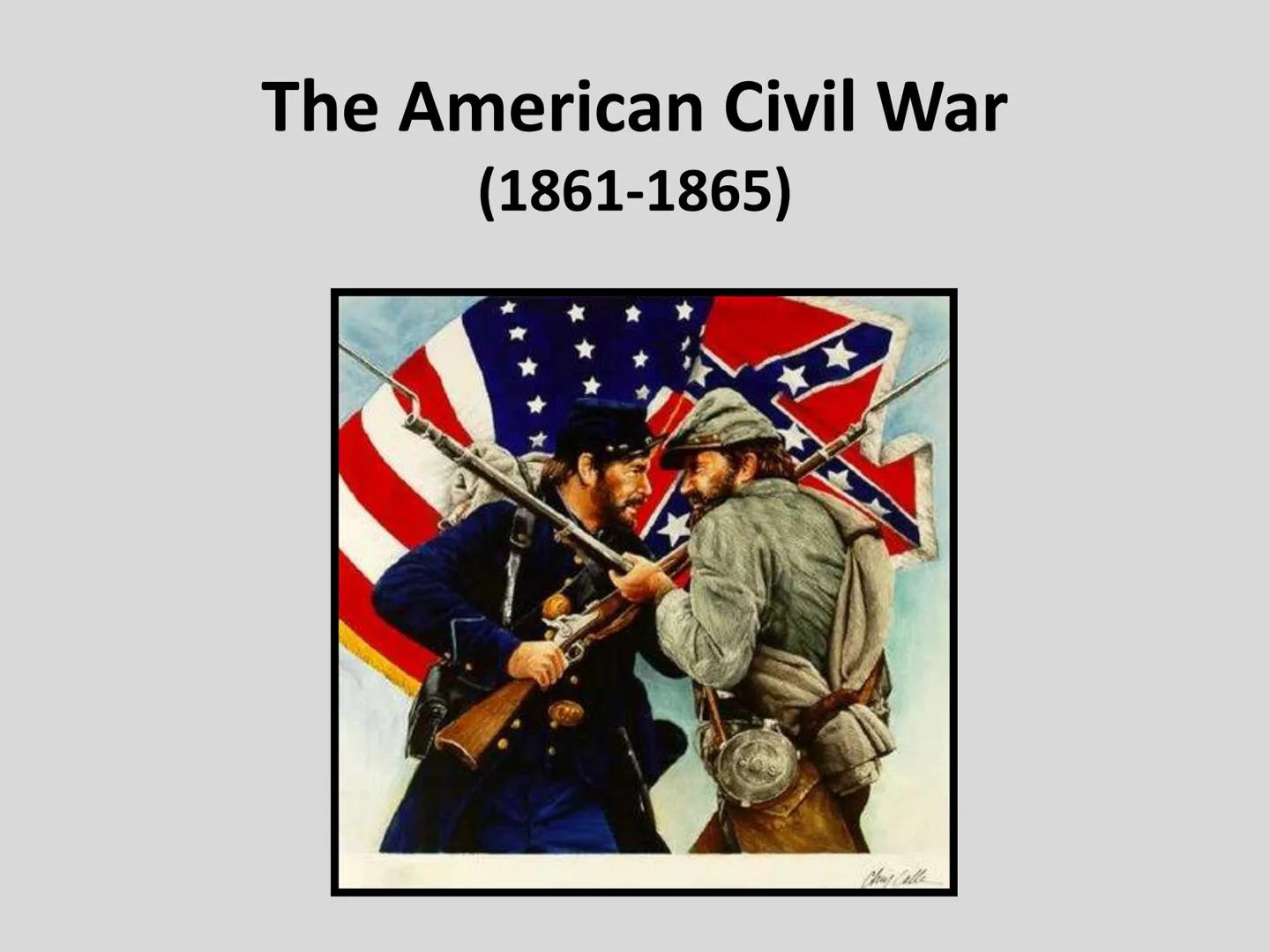 # The American Civil War

(1861-1865) ## Terms and Names:

1. secede
2. Jefferson Davis
3. Abraham Lincoln
4. Confederate States of America 