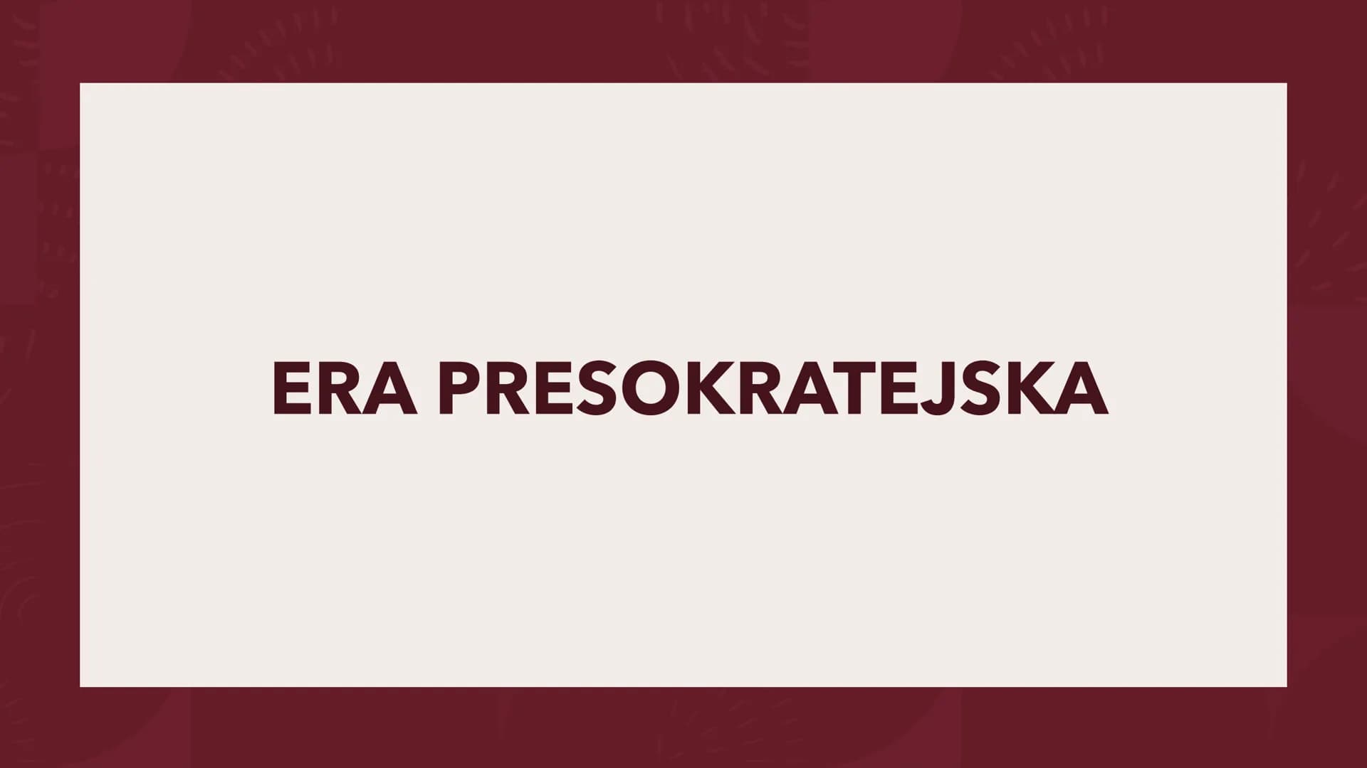 # SOKRATES

Ogólne informacje # ERA PRESOKRATEJSKA # O co chodzi z filozofią przyrody?

"Gdy rozpoczynała się filozofia w Grecji, nauki szcz