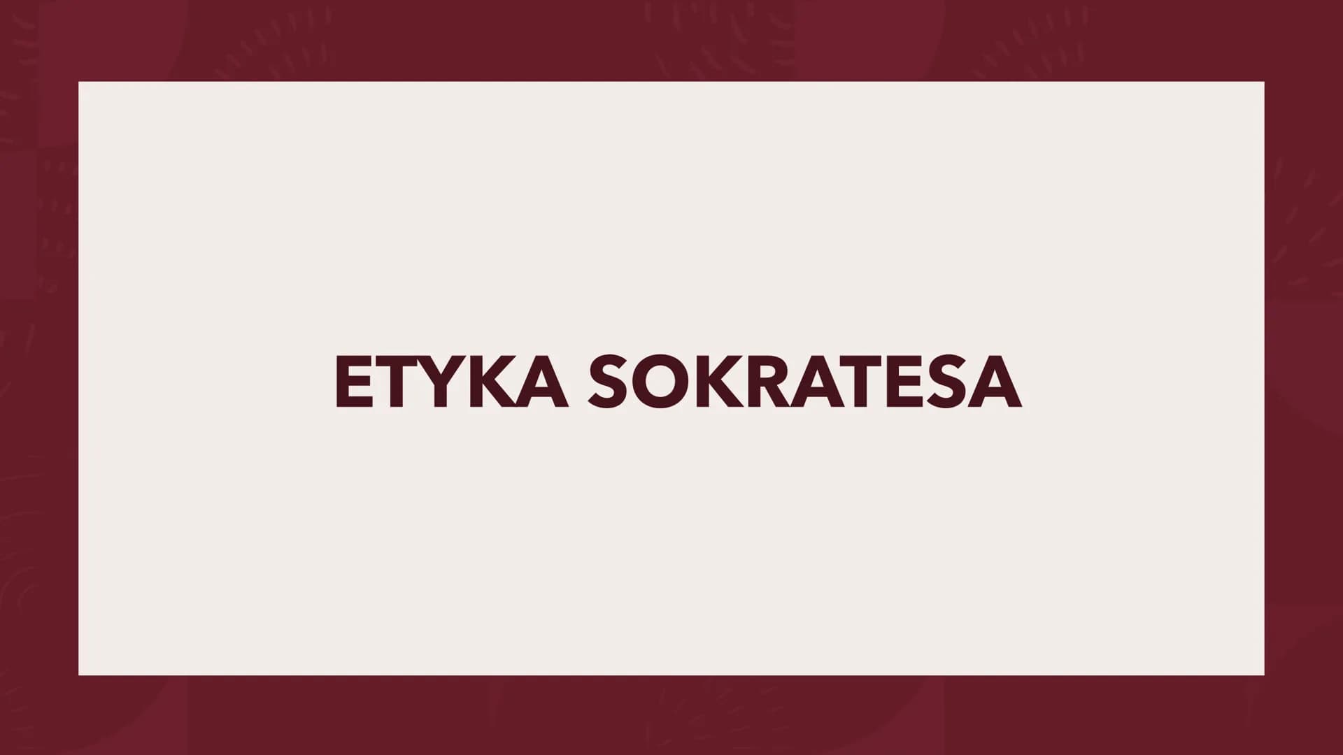 # SOKRATES

Ogólne informacje # ERA PRESOKRATEJSKA # O co chodzi z filozofią przyrody?

"Gdy rozpoczynała się filozofia w Grecji, nauki szcz
