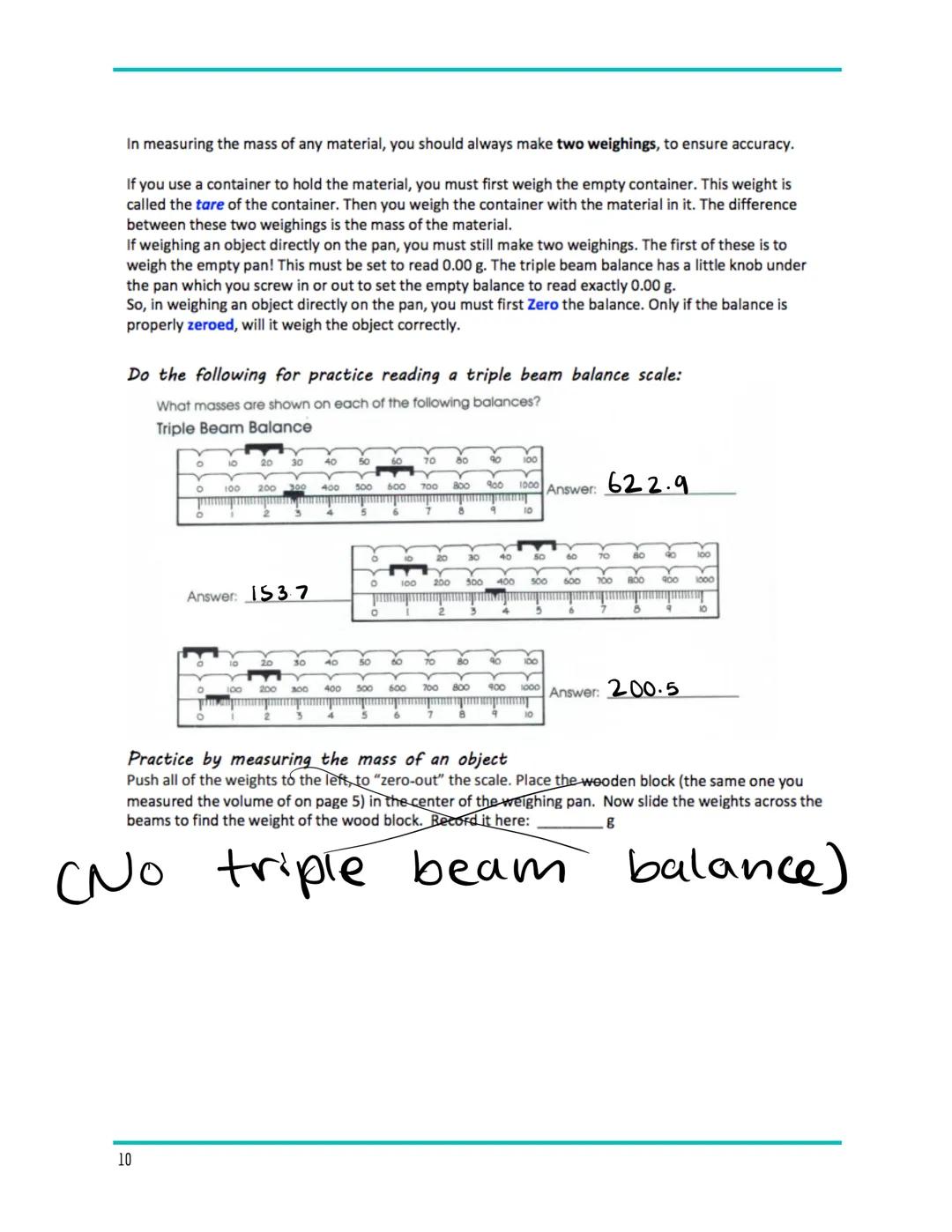 Biology Frosh

# Making Metric Measurements

995

# The Metric System

Introduction

In many biology investigations, precise measurements mu