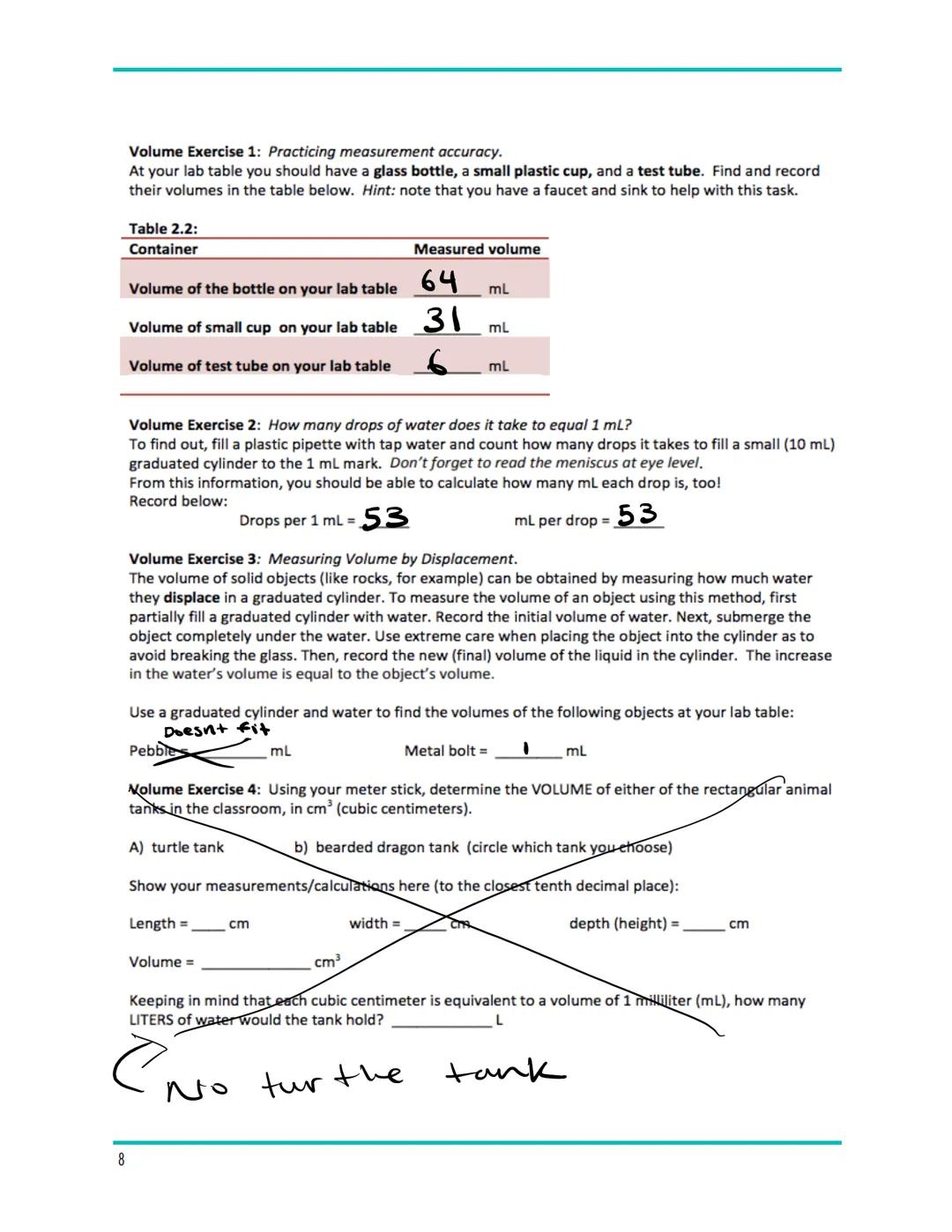 Biology Frosh

# Making Metric Measurements

995

# The Metric System

Introduction

In many biology investigations, precise measurements mu