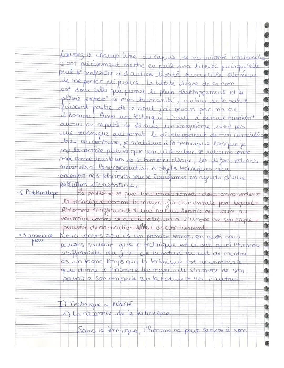 1

savoir-faire
invente

# LA TECHNIQUE LIBERE-T-ELLE

## L'HOMME?

INTRO:

1) def termes

Le terme technique provient du teeme "tekne

et s