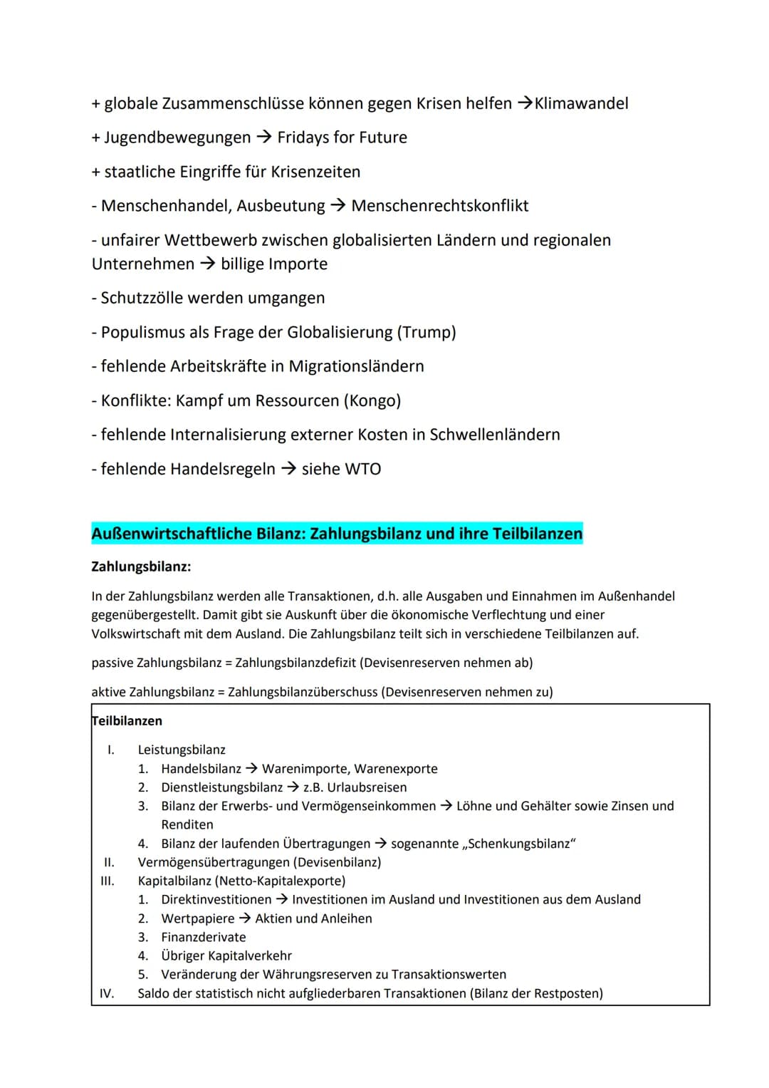 # Abitur Wirtschaft Zusammenfassung - Sektor Ausland

## Der Sektor Ausland im Wirtschaftskreislauf

Haushalte

Transferzahlungen

Direkte S