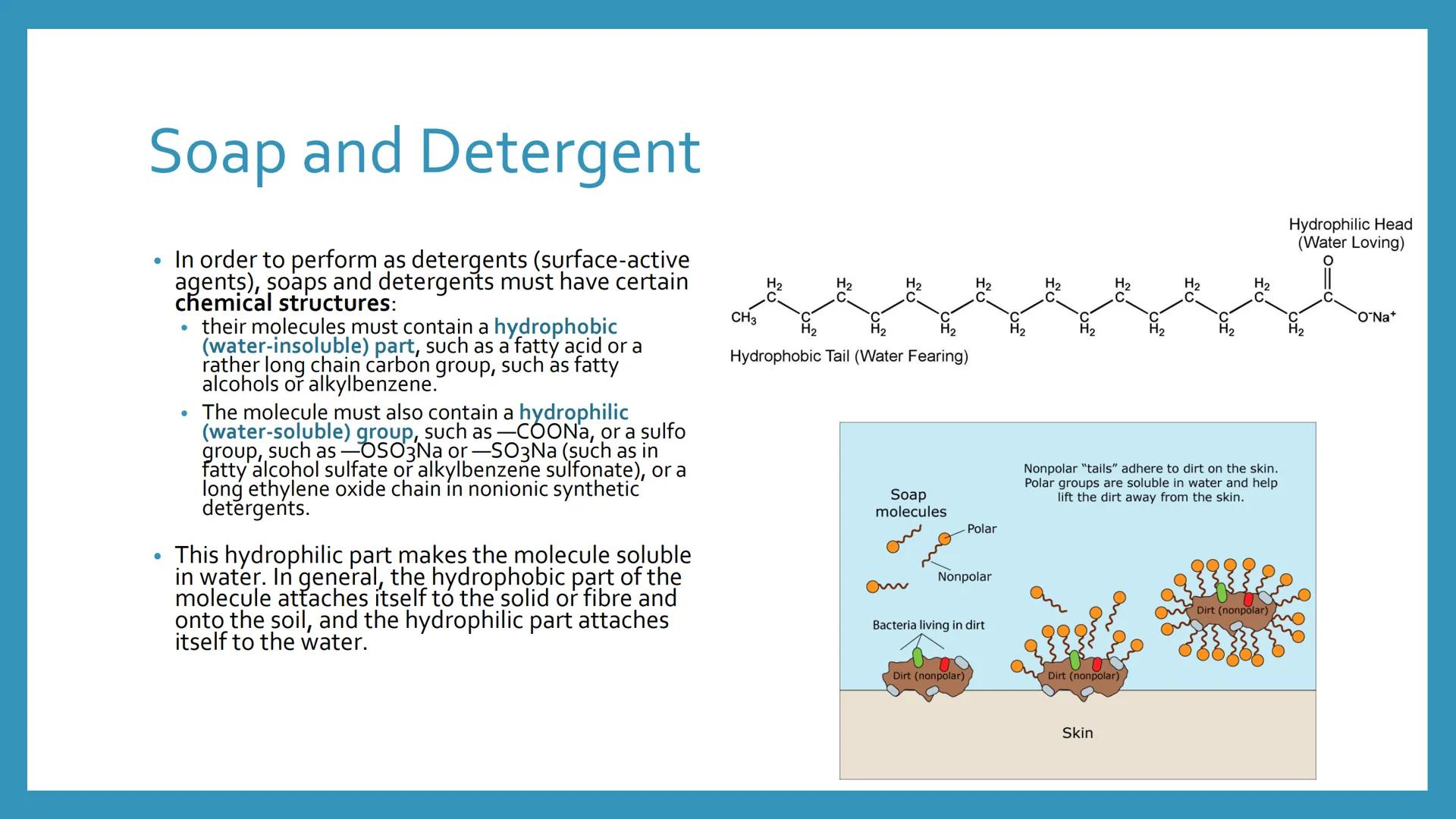 # SOAP AND

# DETERGENT

Chemical Process Industries What are the similarities of soap and detergent? # What are the differences between soa
