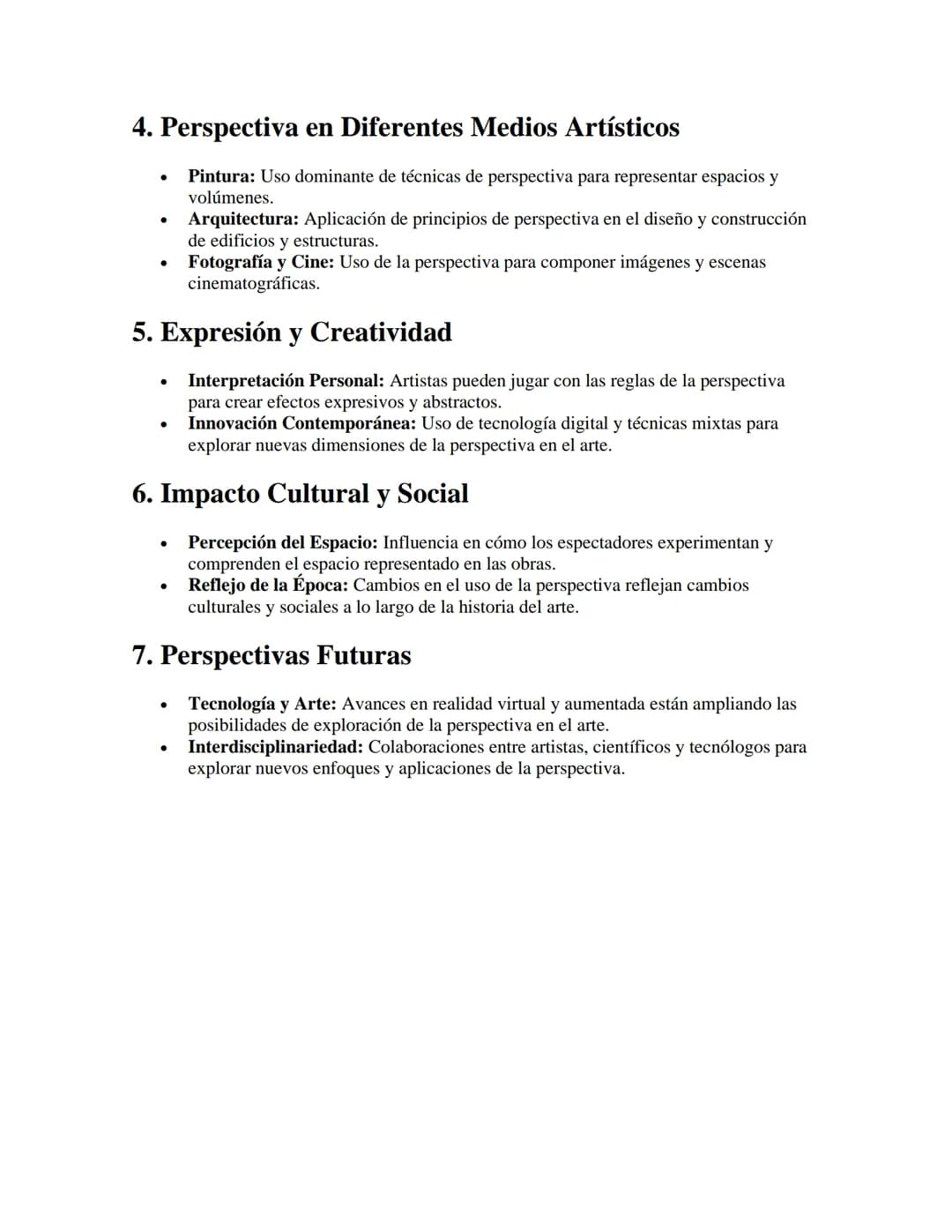 # Perspectiva en el Arte

APUNTES//

1. Introducción a la Perspectiva

- Definición: La perspectiva en el arte se refiere a las técnicas uti