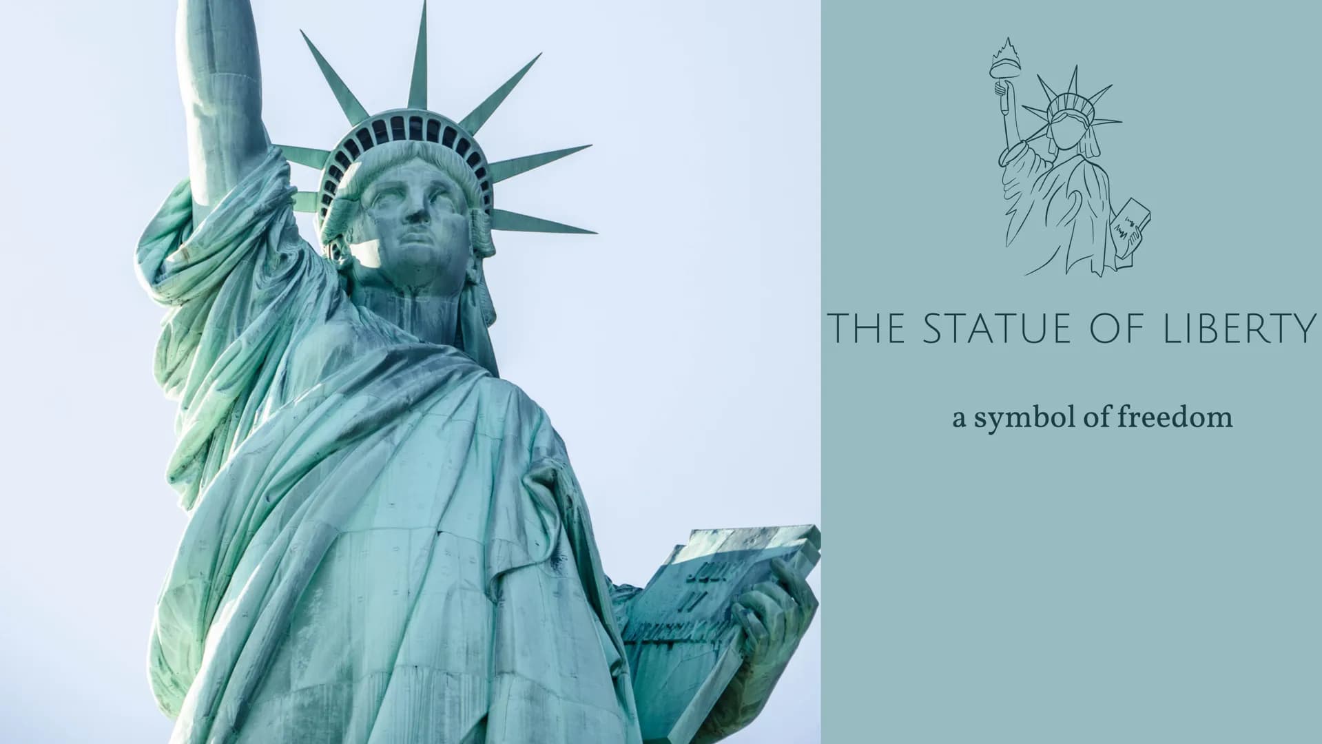 THE STATUE OF LIBERTY

a symbol of freedom # Content

topics:

- facts
- representation
- historical information
- construction of the Statu