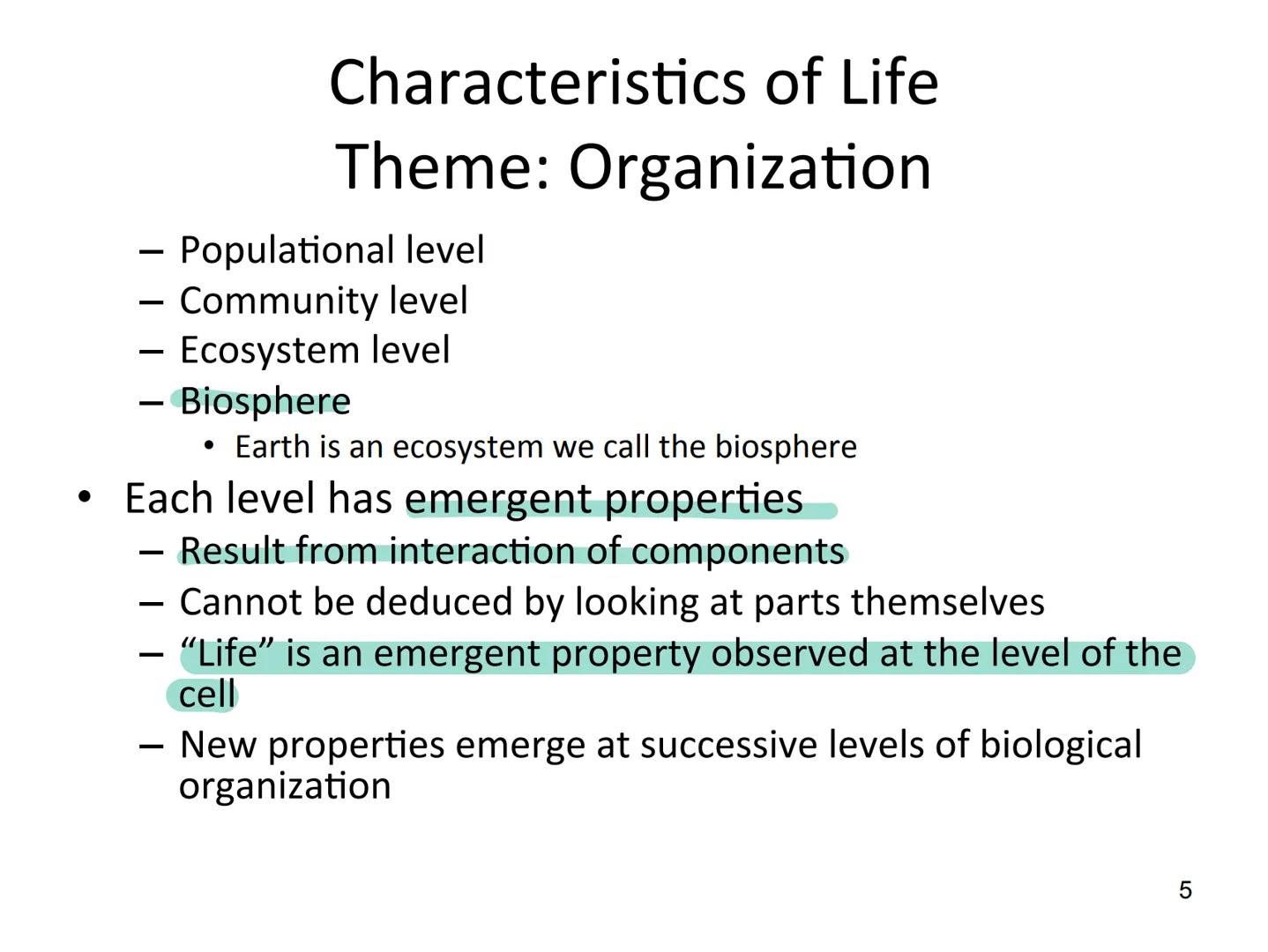 # Chapter 1

Evolution, the Themes of

Biology, and Scientific Inquiry # Inquiring about Life

*   Biology is the scientific study of life
*