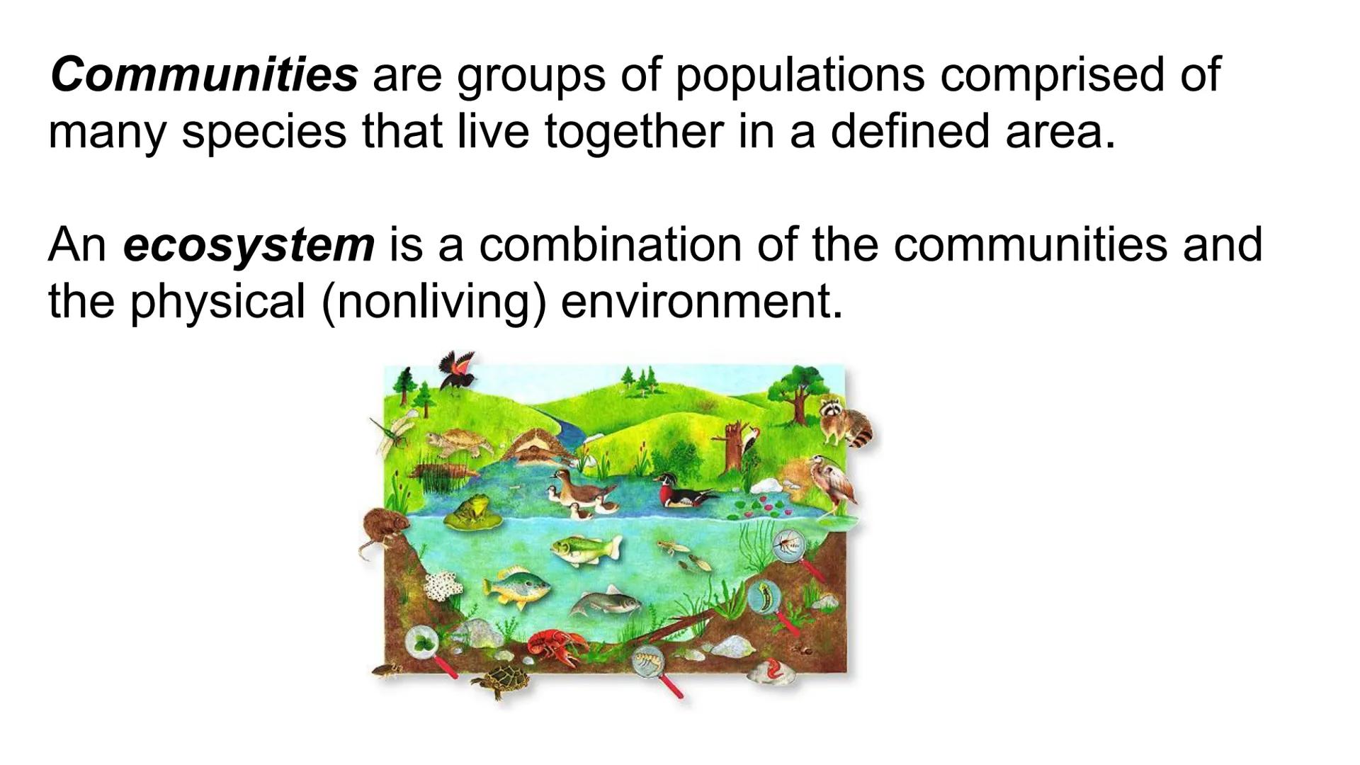 # ECOLOGY

Topic: Introduction to Ecology
Student Notes ECOLOGY is the scientific study of interactions among
organisms with each other and 
