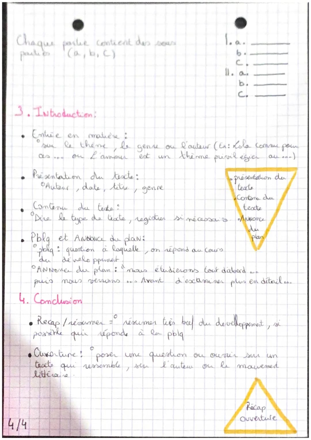 Frangais.

MÉTHODE
POUR FAIRE UN COMENTAIRE DE TEXTE

Introduction:

•Presentation du texte et de l'autour: siecle
nom, titre de l'oeuvre, g