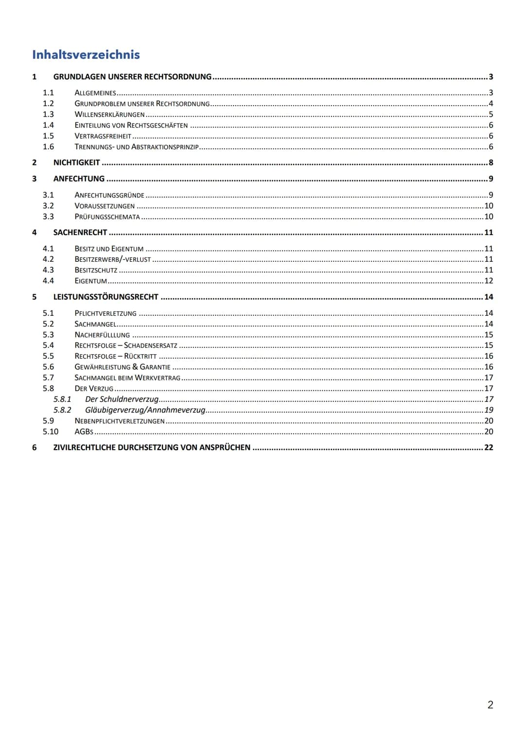 Zusammenfassung Recht
für das Abitur 2022 in Thürin-
gen im Fach Wirtschaft und
Recht

1 Natürliche/Juristische Person:

Rechtssubjekte

nat