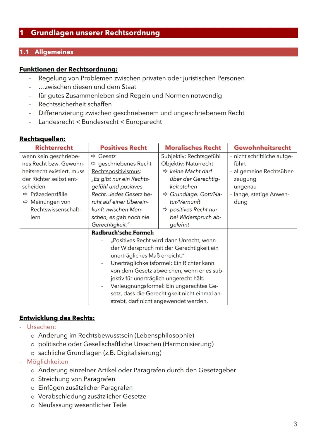 Zusammenfassung Recht
für das Abitur 2022 in Thürin-
gen im Fach Wirtschaft und
Recht

1 Natürliche/Juristische Person:

Rechtssubjekte

nat